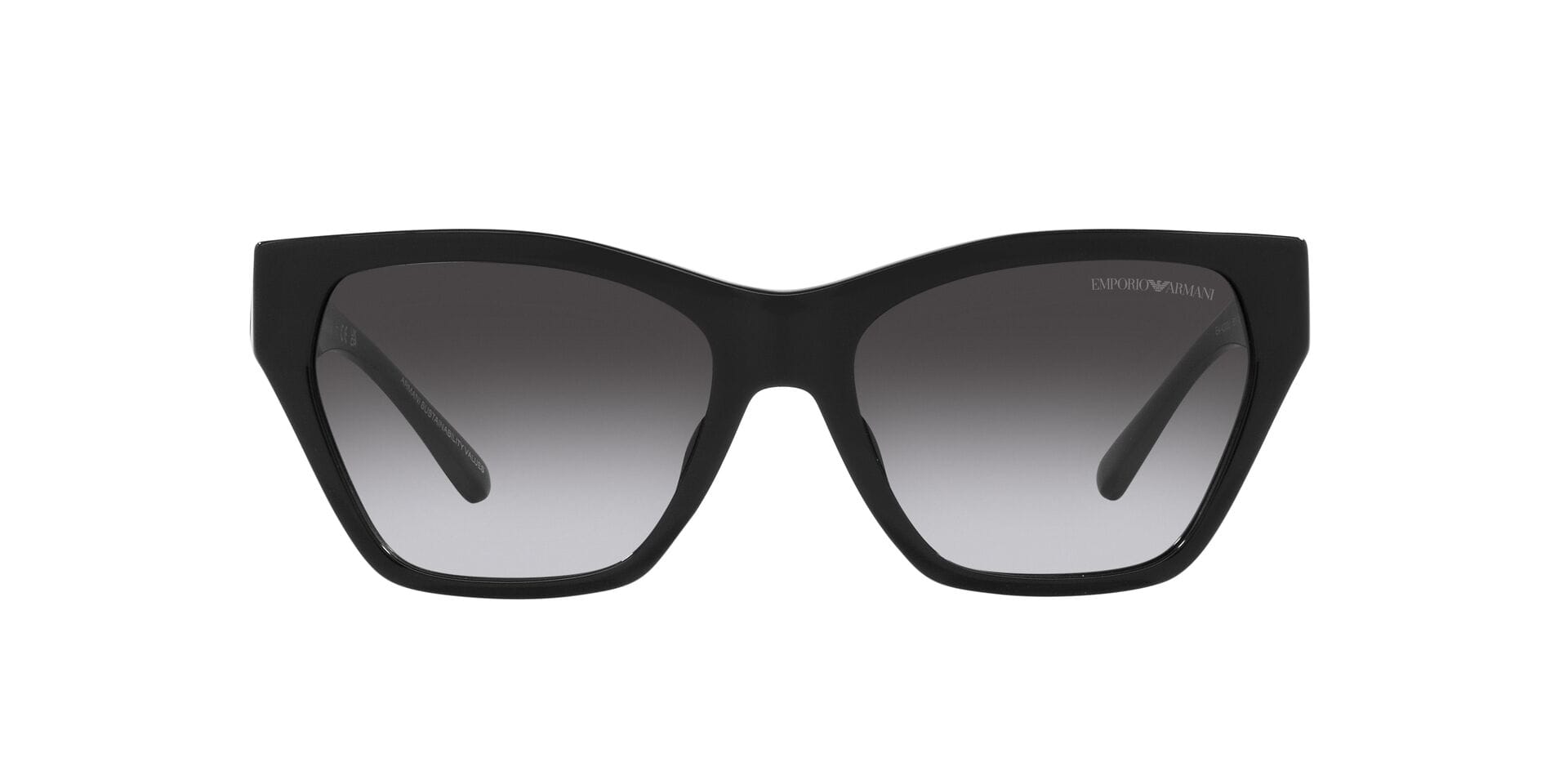 Emporio Armani 0EA4203U Sunglass Black Female Full Shell Sunglass — Black frame — view 4