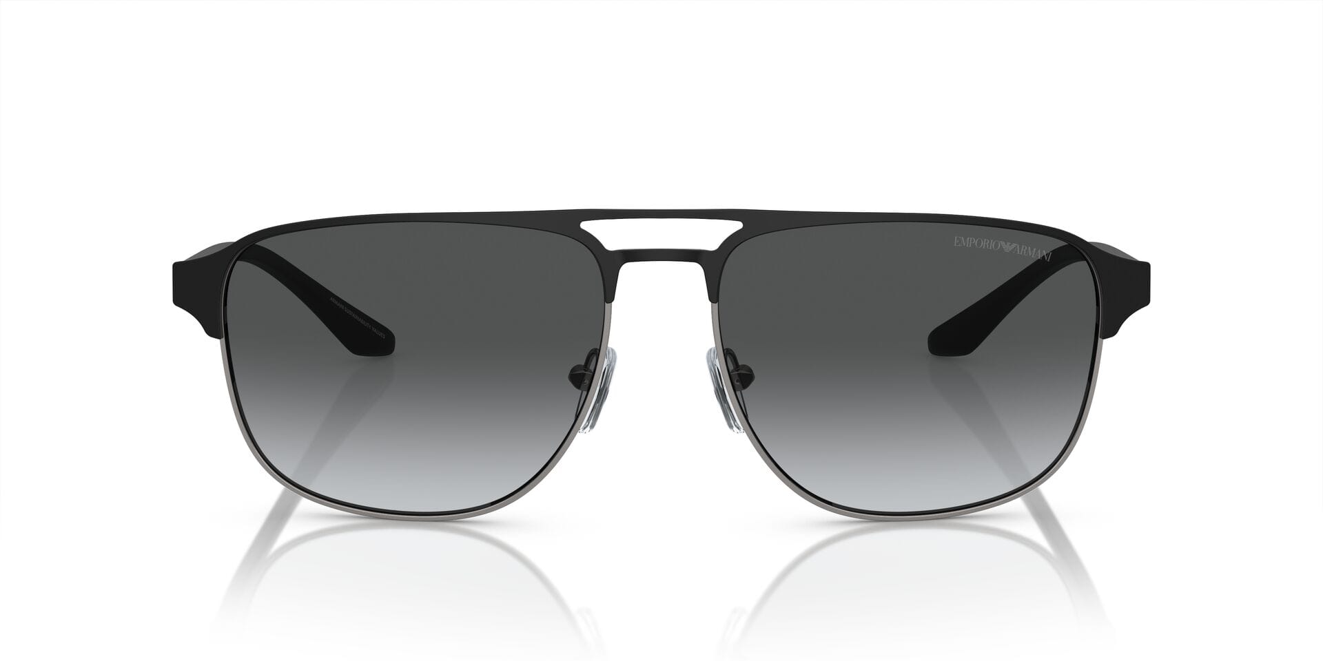 Emporio Armani 0EA2144 Sunglass Gun Metal Male Metal Shell Sunglass — view 4