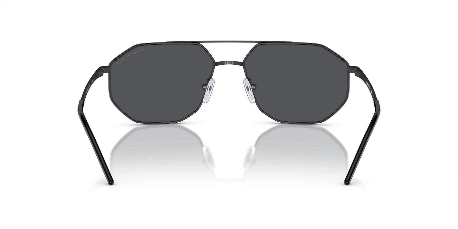 Emporio Armani 0EA2147 Sunglass Matt Black Male Full Metal Sunglass — Matt Black frame — view 4
