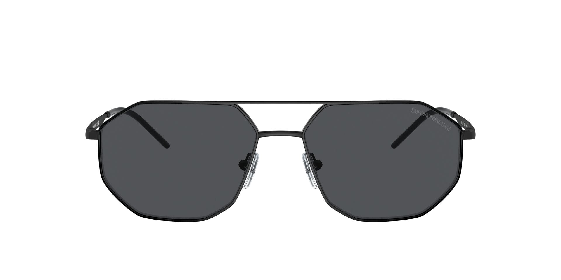 Emporio Armani 0EA2147 Sunglass Matt Black Male Full Metal Sunglass — Matt Black frame — view 5