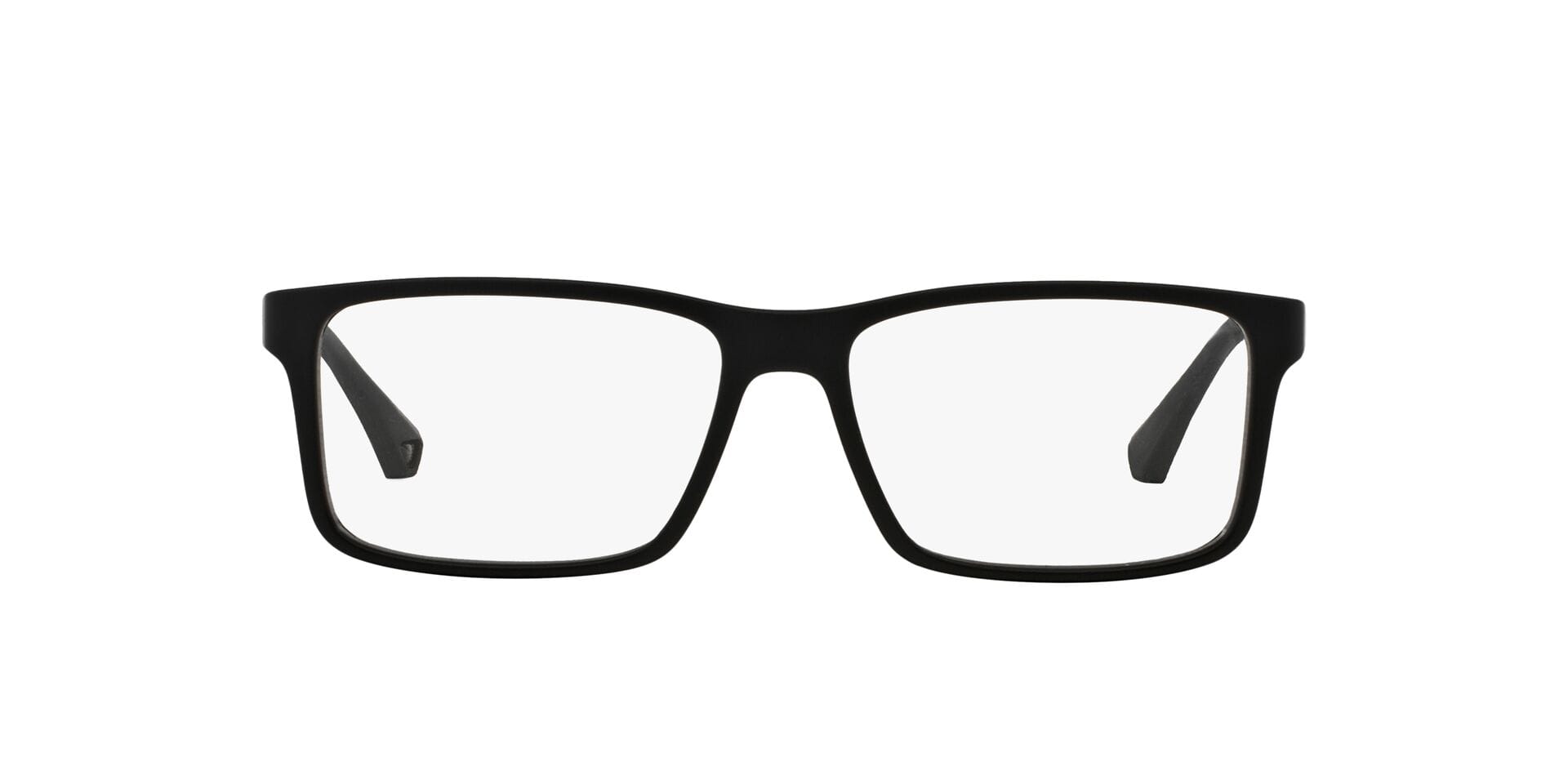 Emporio Armani 0EA3038 Frame Matt Black Male Full Shell Frame — Matt Black frame — view 3