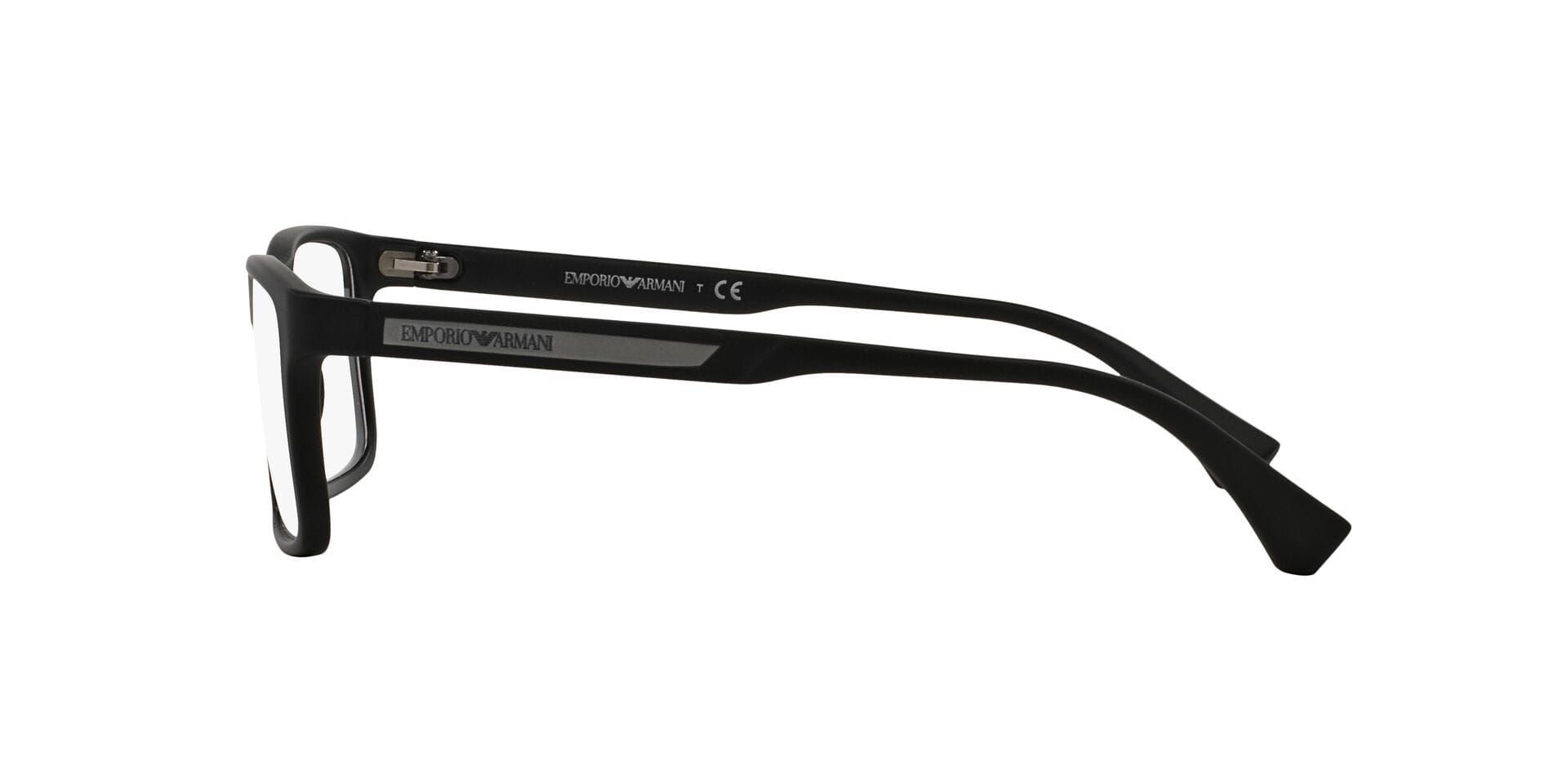 Emporio Armani 0EA3038 Frame Matt Black Male Full Shell Frame — Matt Black frame — view 6