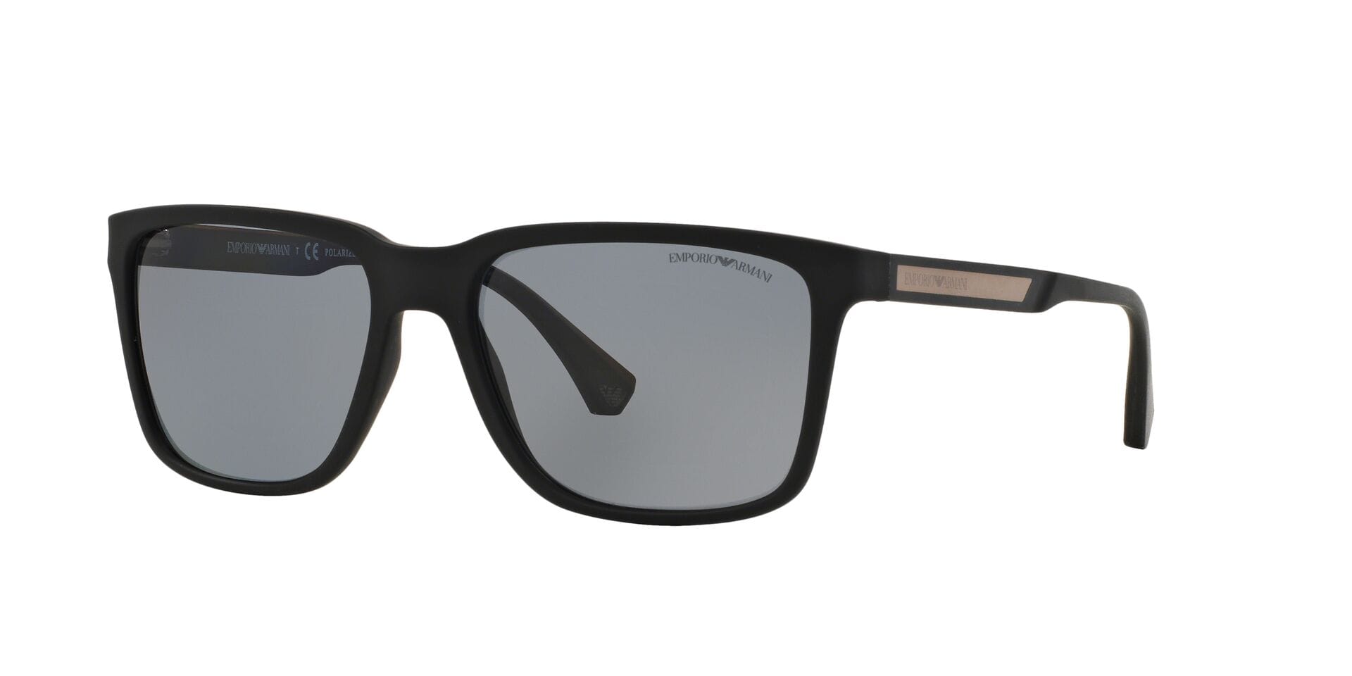 Emporio Armani 0EA4047 Sunglass Black Male Full Shell — Black frame