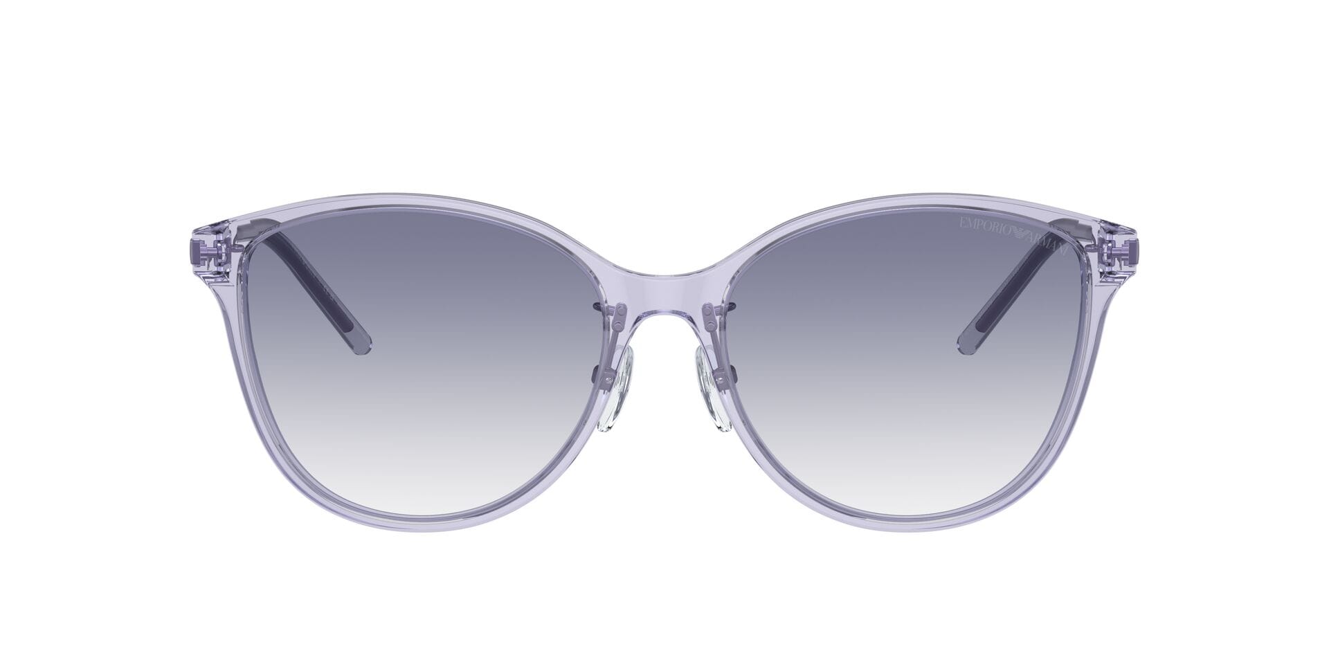 Emporio Armani 0EA4220F Sunglass Transparent Violet Female S Sunglass — view 3