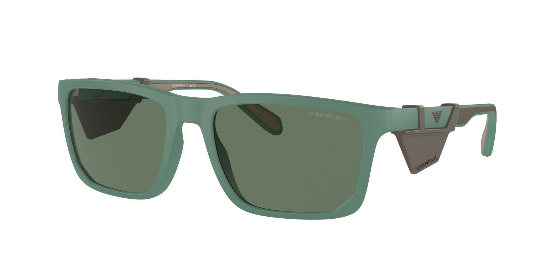 Emporio Armani 0EA4219 Sunglass Green Male Shell Shell Sunglass — view 3