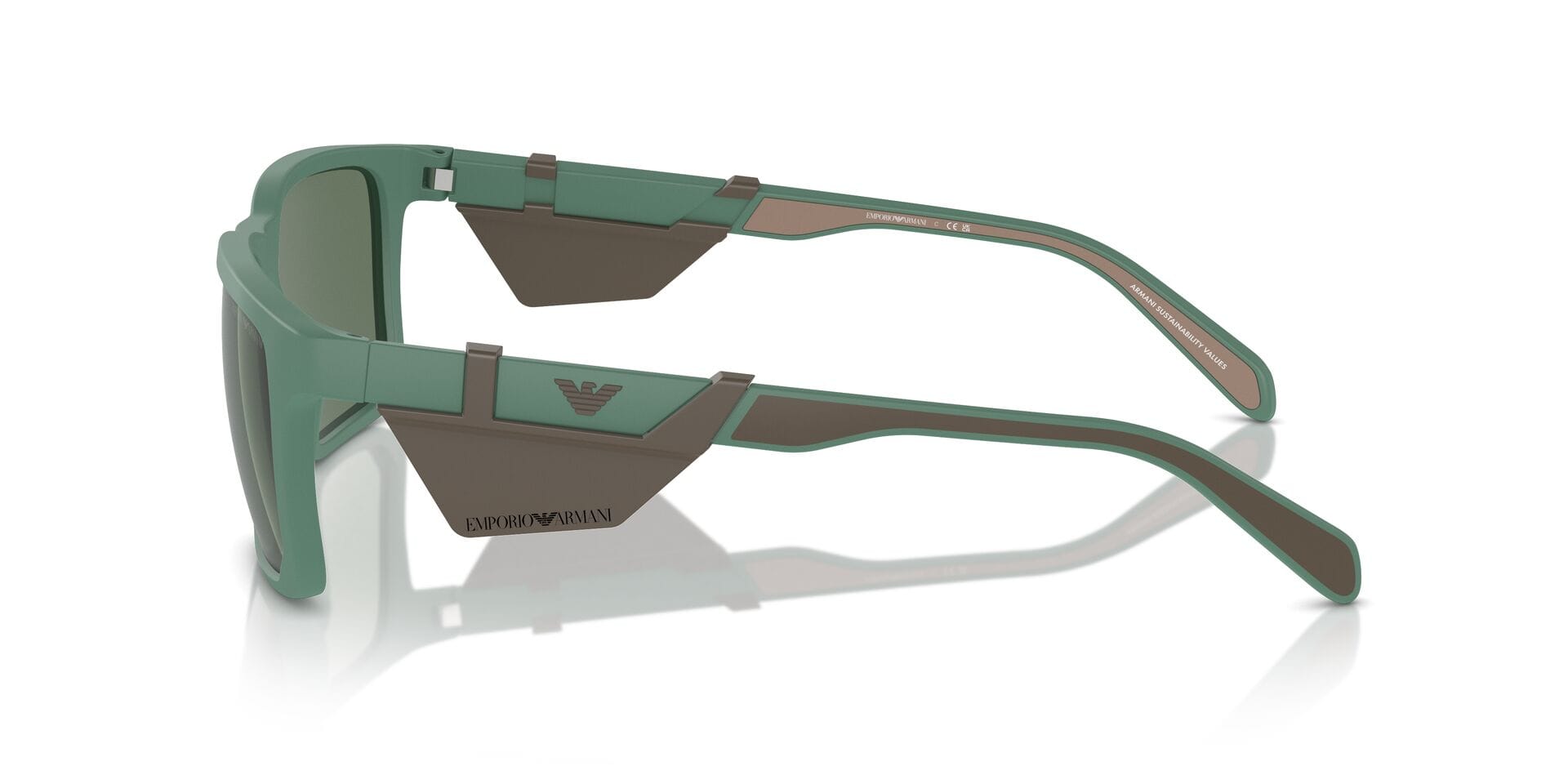 Emporio Armani 0EA4219 Sunglass Green Male Shell Shell Sunglass — view 5