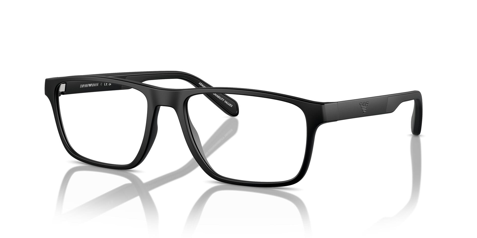 Emporio Armani FR Emporio Armani 0EA3233 Frame Black Male Shell Shell Frame — view 1