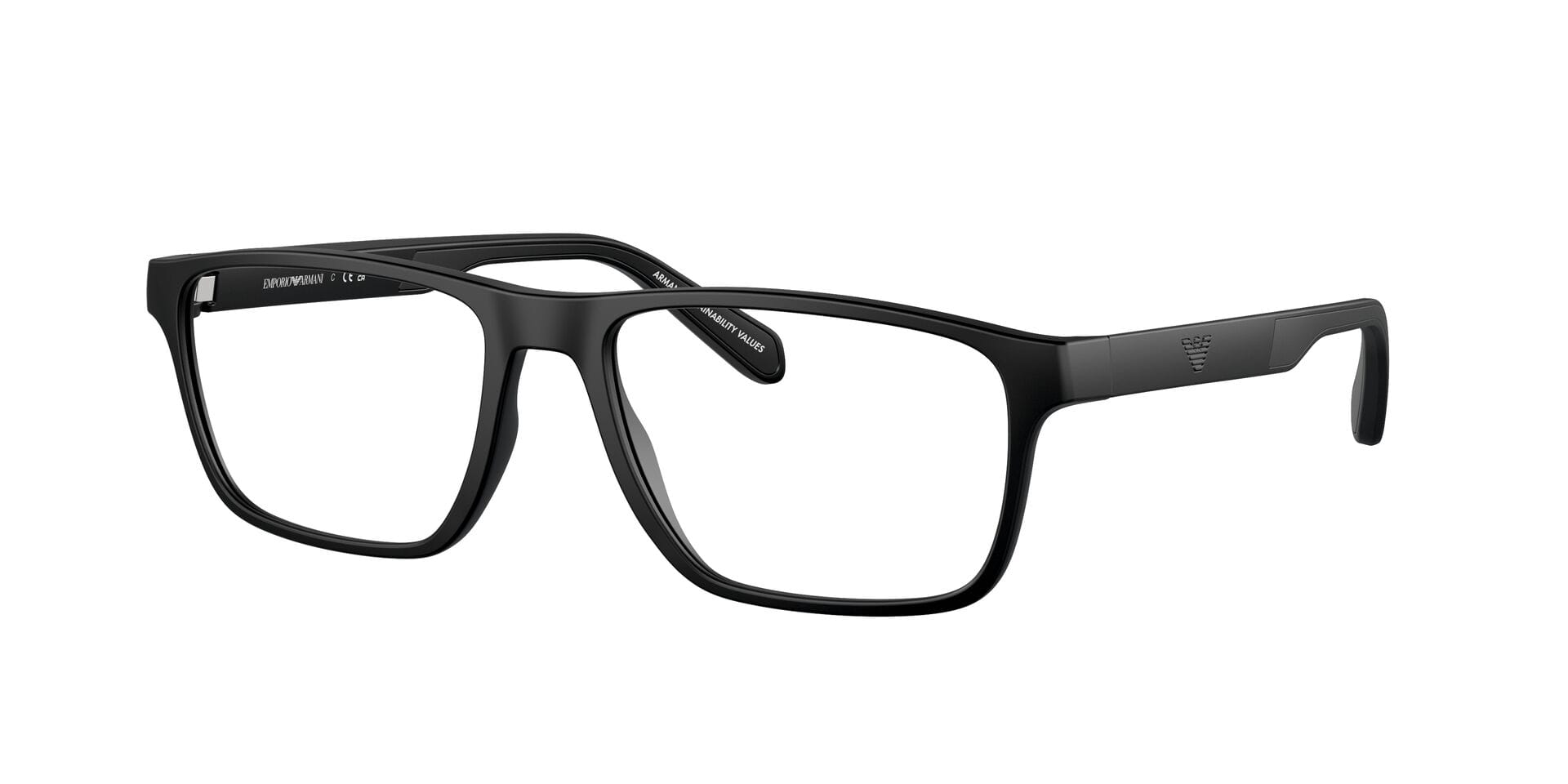 Emporio Armani FR Emporio Armani 0EA3233 Frame Black Male Shell Shell Frame — view 3