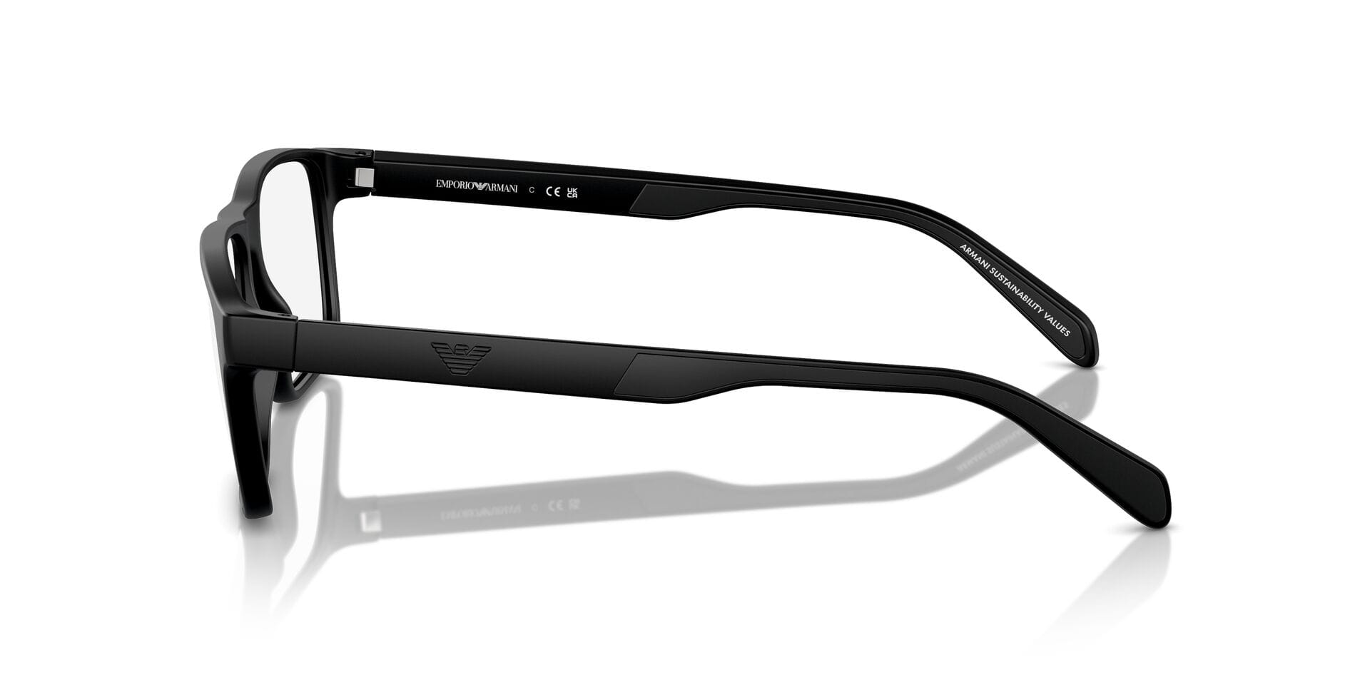 Emporio Armani FR Emporio Armani 0EA3233 Frame Black Male Shell Shell Frame — view 5