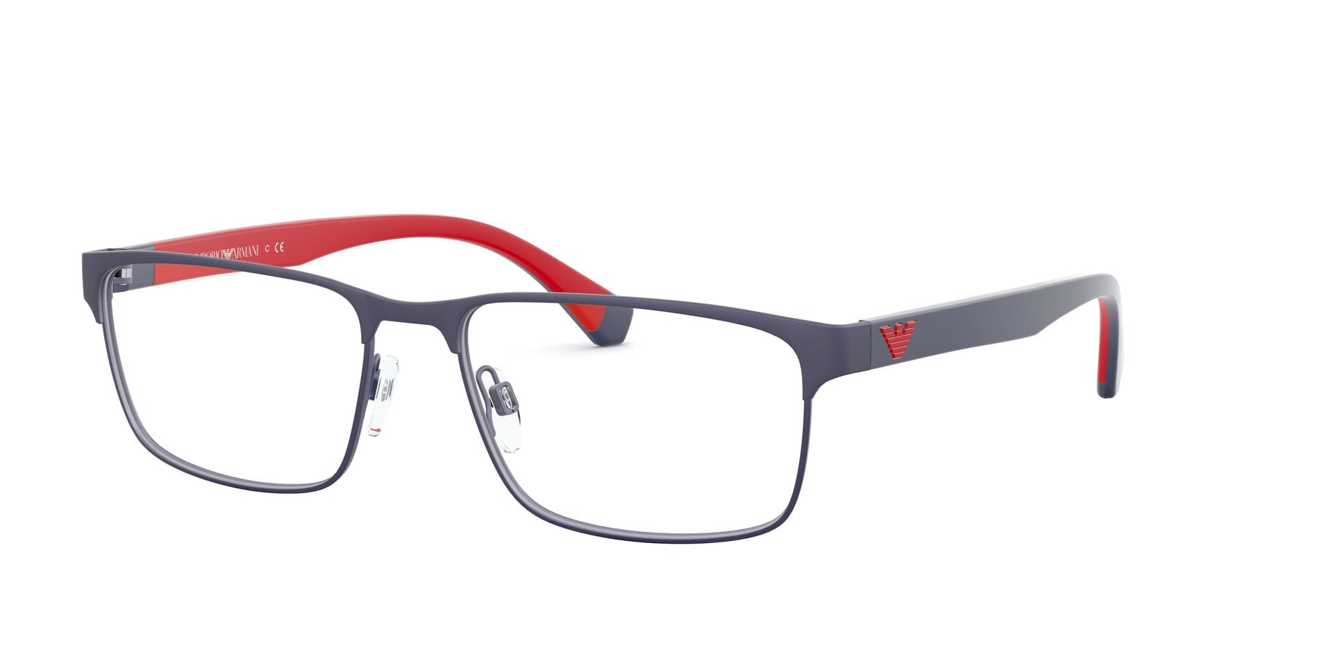 Emporio Armani 0EA1105 Frame Matt Blue Male Full Shell — Matt Blue frame