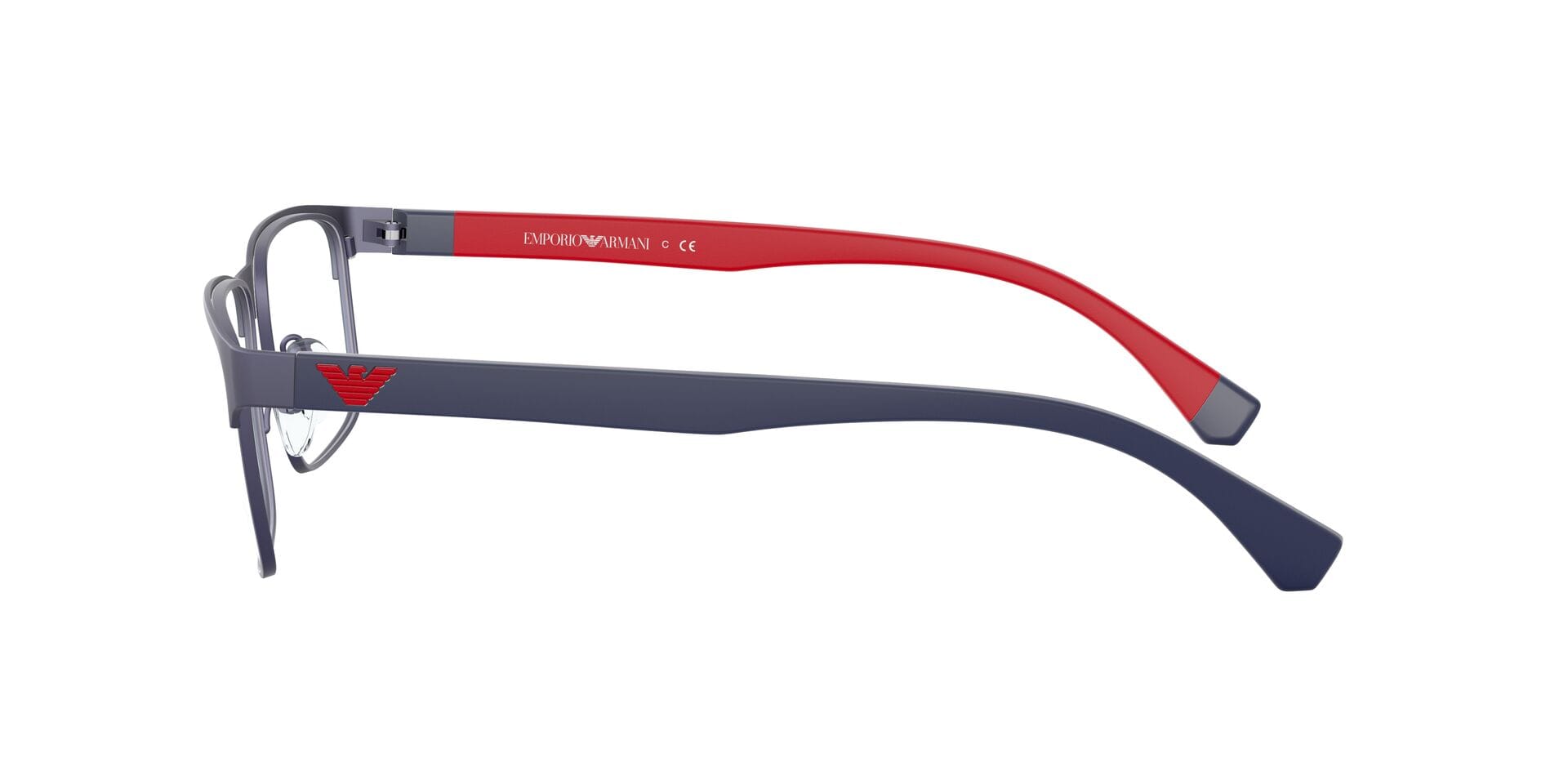 Emporio Armani 0EA1105 Frame Matt Blue Male Full Shell Frame — Matt Blue frame — view 5