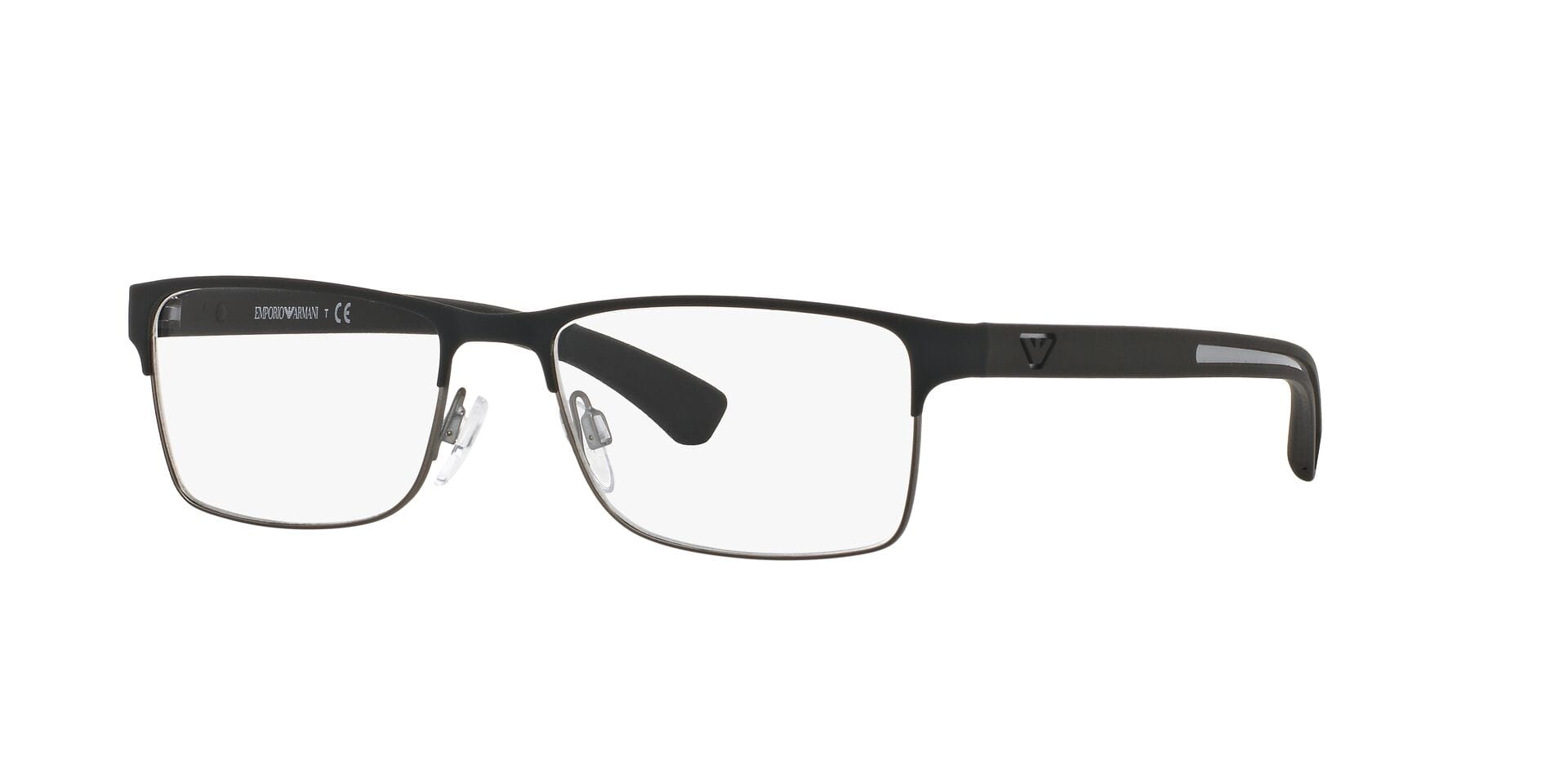 Emporio Armani 0EA1052 Frame Matt Black Male Full Metal Frame — Matt Black frame — view 1