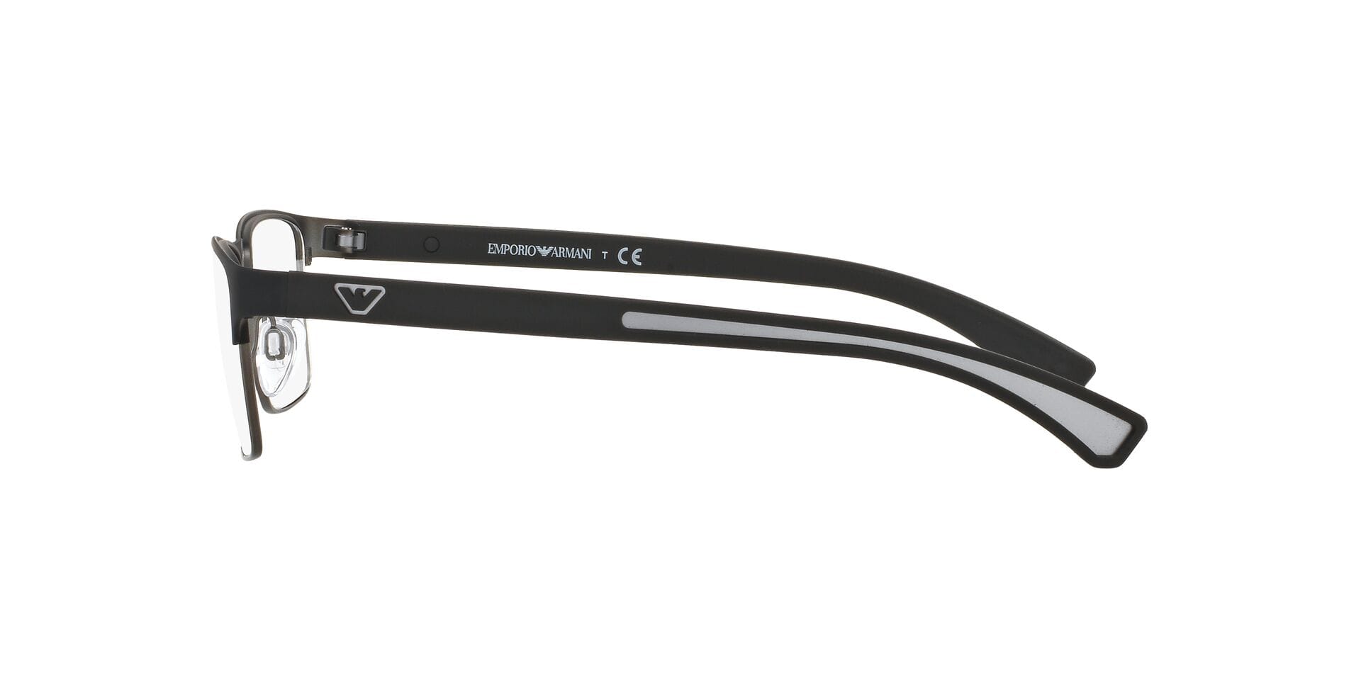Emporio Armani 0EA1052 Frame Matt Black Male Full Metal Frame — Matt Black frame — view 6