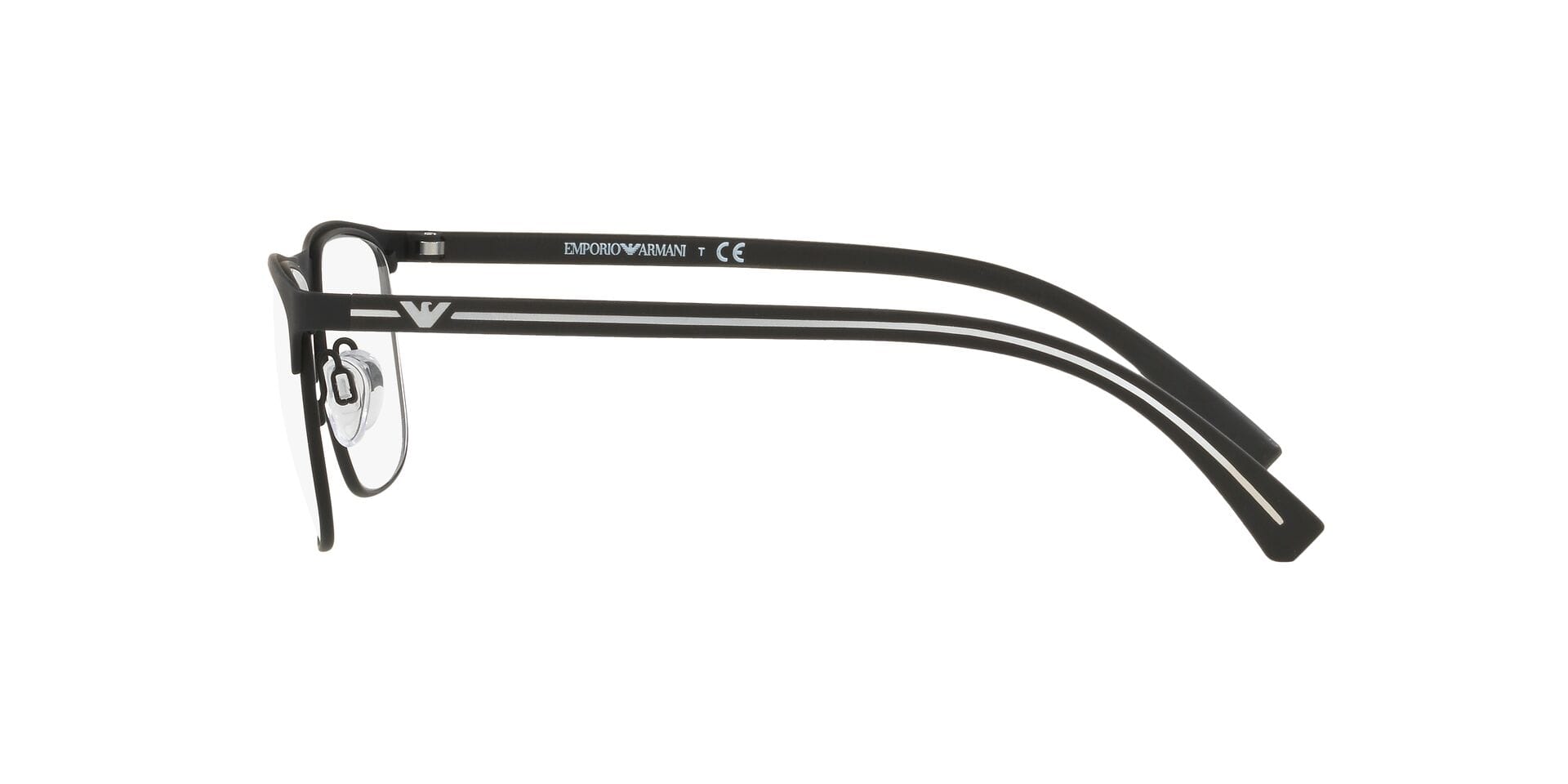 Emporio Armani 0EA1079 Frame Matt Black Male Full Shell Frame — Matt Black frame — view 5