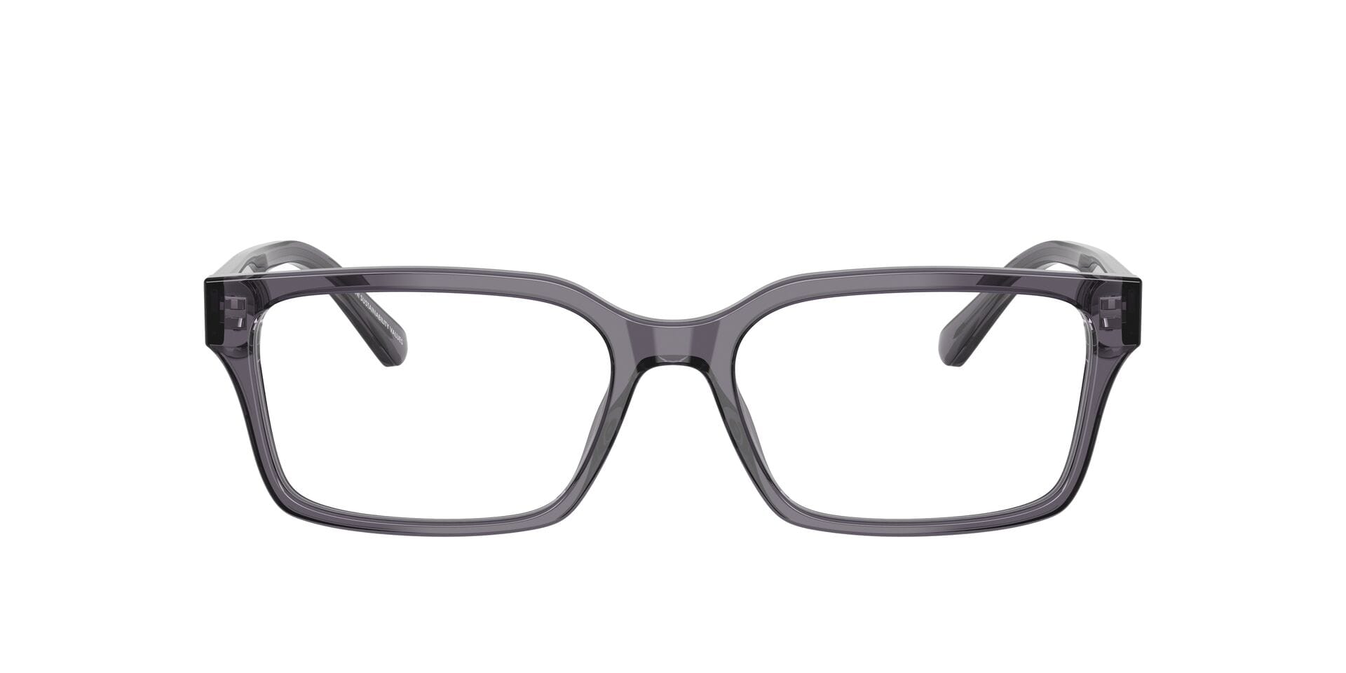 Emporio Armani 0EA3244 Frame Transparent Grey Male Full Shel Frame — Transparent Grey frame — view 3