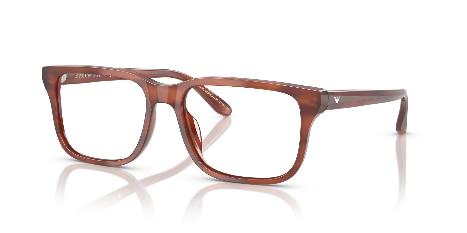 Emporio Armani 0EA3250U Frame Havana Male Full Shell Frame — Havana frame — view 2
