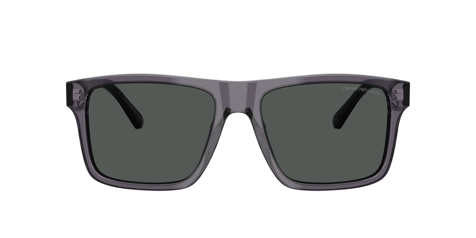 Emporio Armani 0EA4232 Sunglass Transparent Grey Male Full S Sunglass — Transparent Grey frame