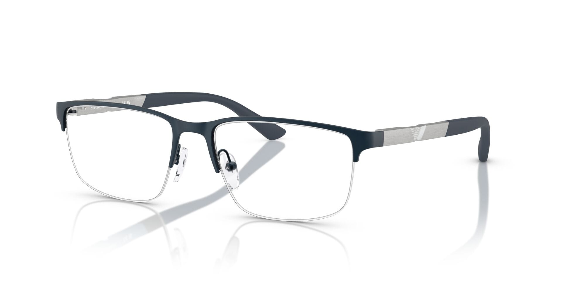 Emporio Armani 0EA1164 Frame Blue Male Supra Metal Frame — Blue frame — view 1