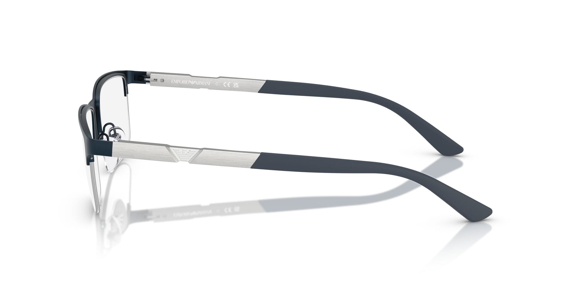 Emporio Armani 0EA1164 Frame Blue Male Supra Metal Frame — Blue frame — view 5