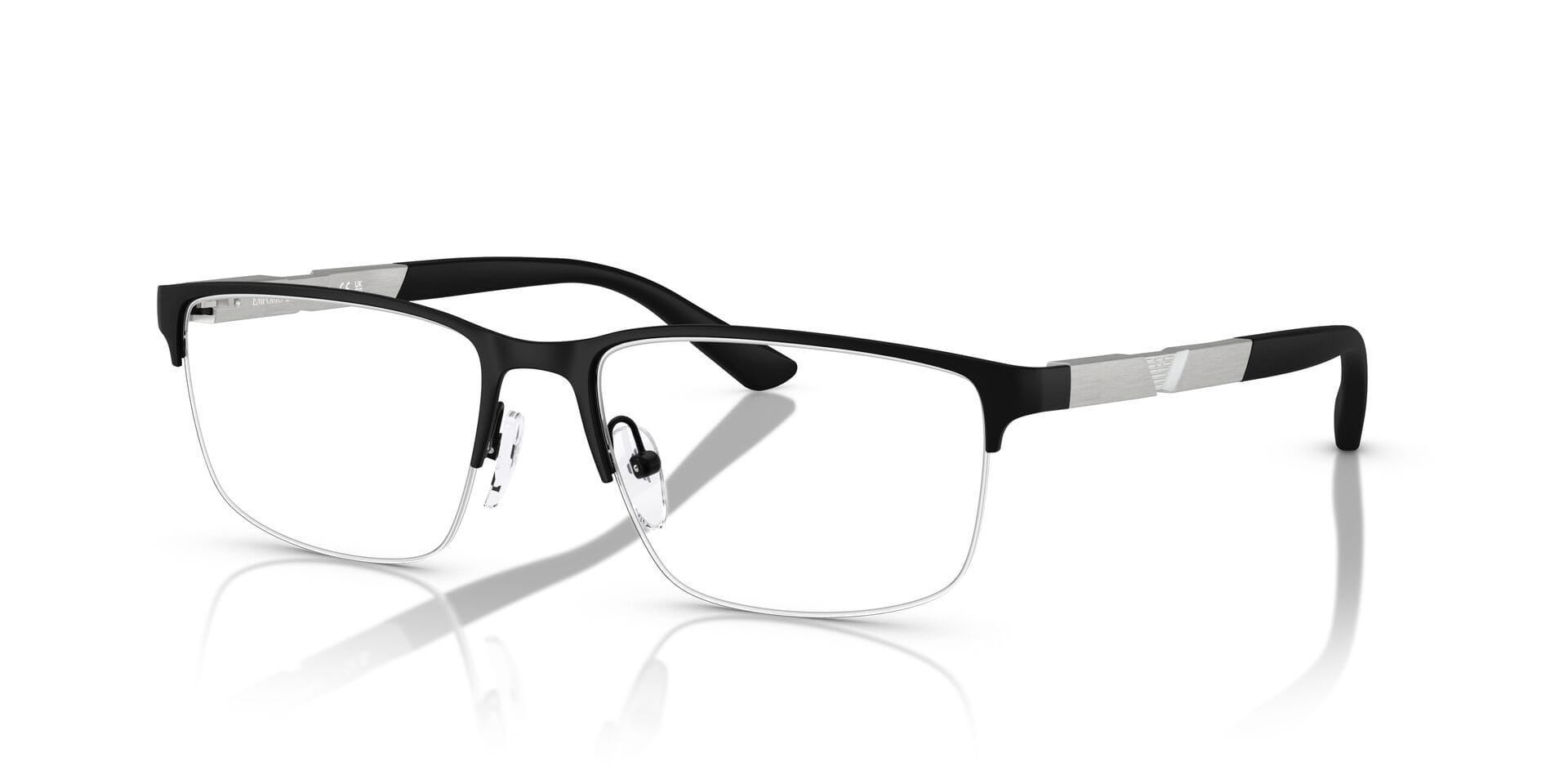 Emporio Armani 0EA1164 Frame Matt Black Male Supra Metal — Matt Black frame