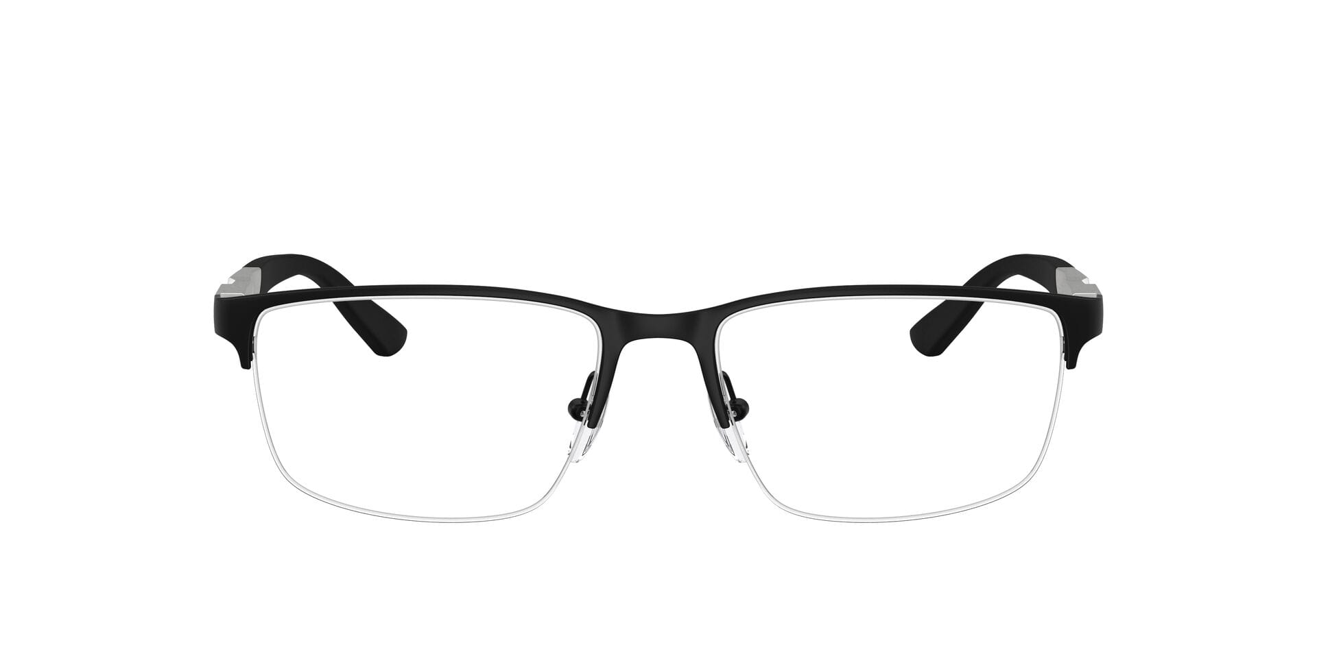 Emporio Armani 0EA1164 Frame Matt Black Male Supra Metal Frame — Matt Black frame — view 3