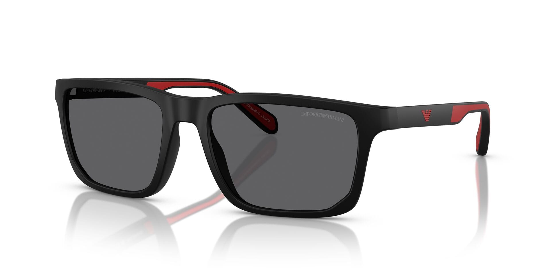 Emporio Armani 0EA4219 Sunglass Matt Black Male Full Shell — Matt Black frame