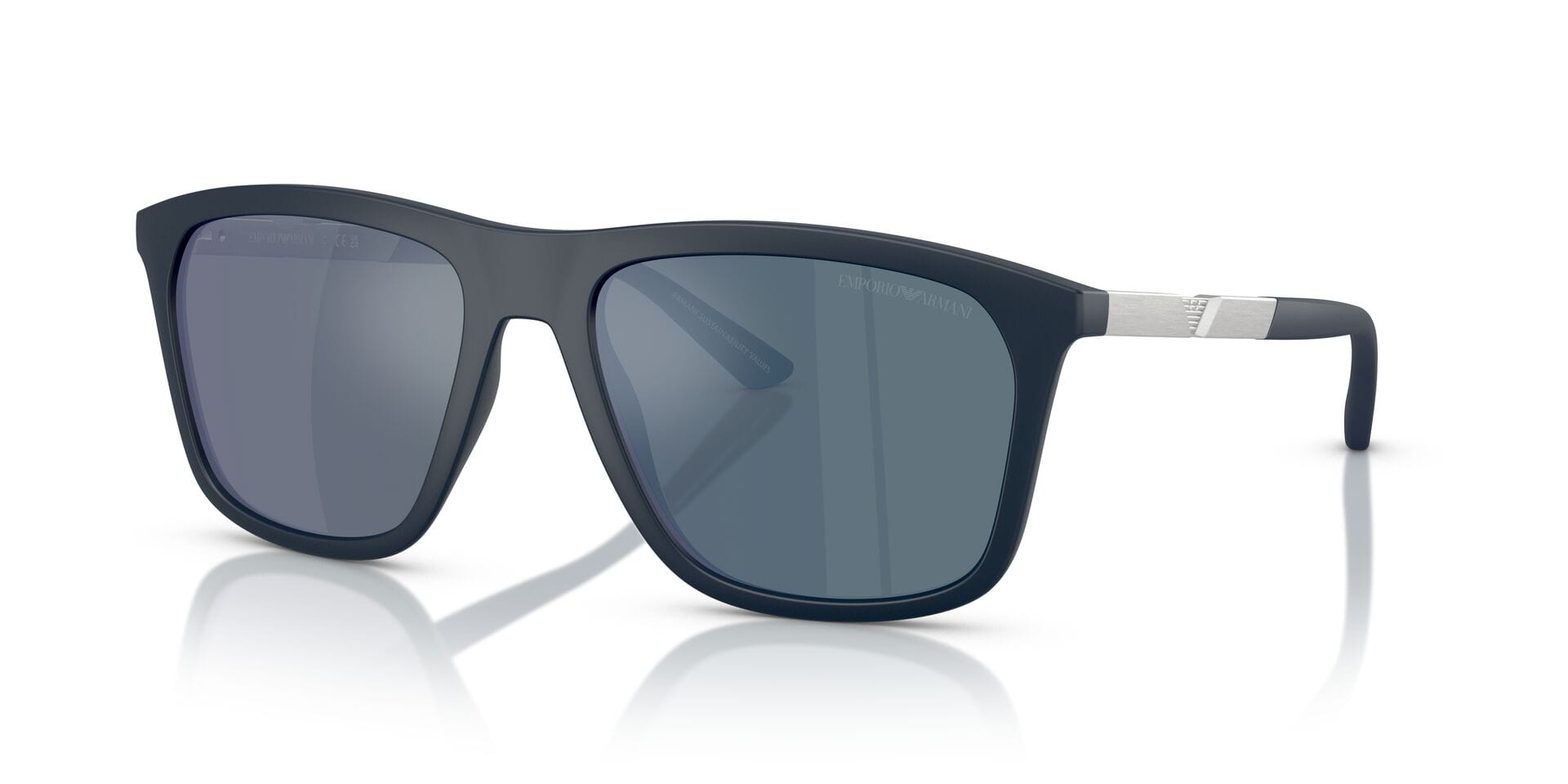 Emporio Armani 0EA4237 Sunglass Blue Male Full Shell — Blue frame