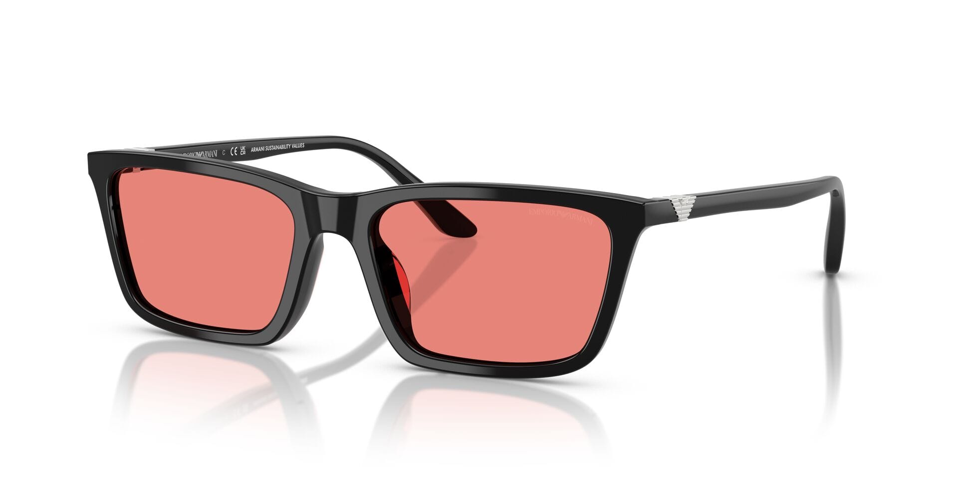 Emporio Armani 0EA4239U Sunglass Black Unisex Full Shell — Black frame