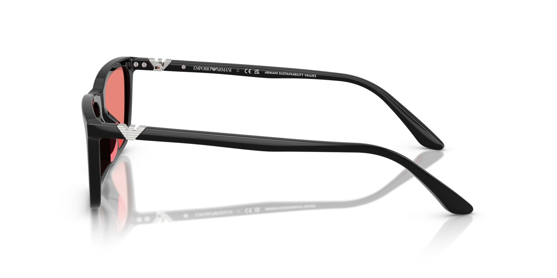 Emporio Armani 0EA4239U Sunglass Black Unisex Full Shell Sunglass — Black frame — view 5