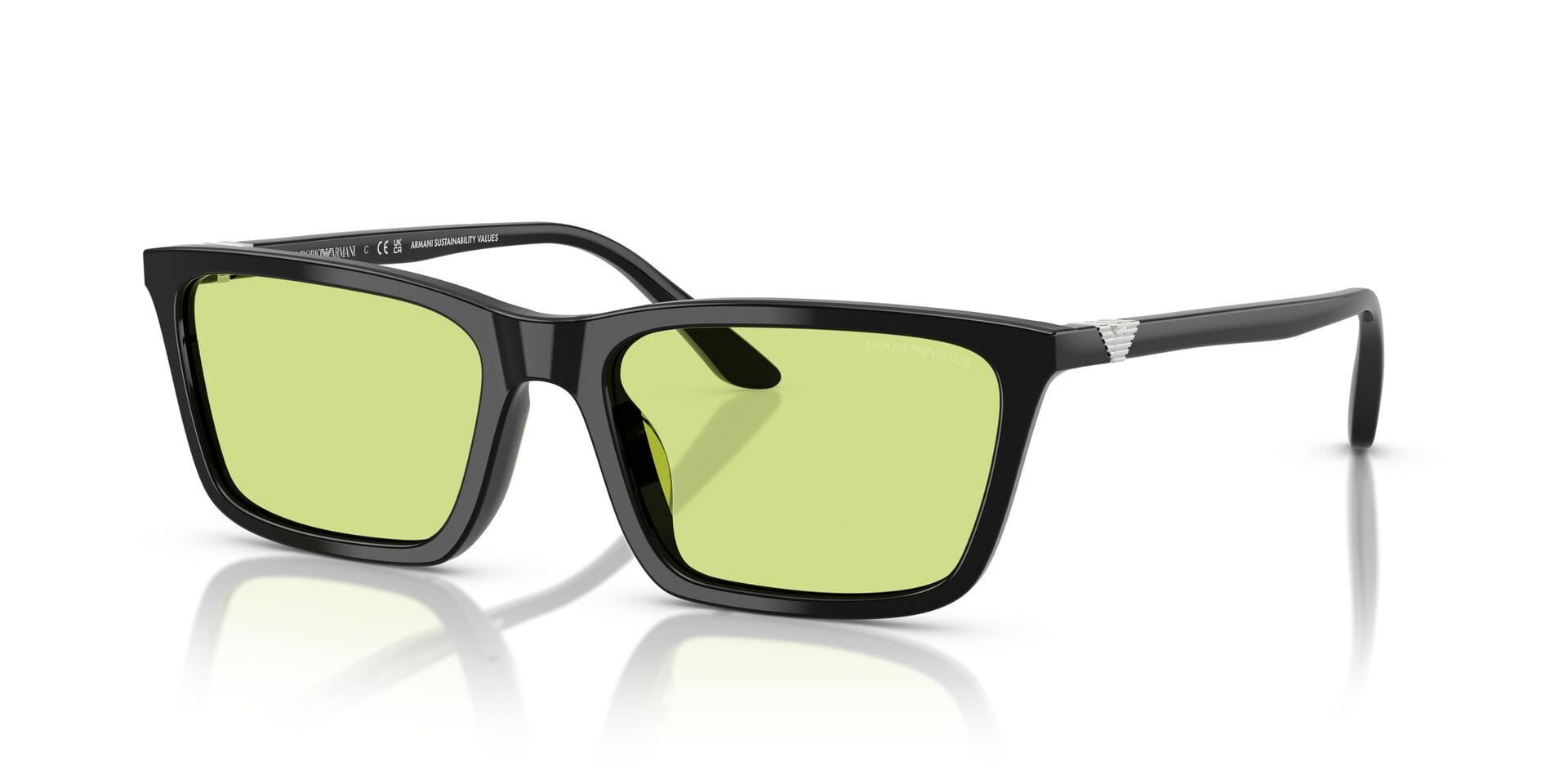 Emporio Armani 0EA4239U Sunglass Black Male Full Shell — Black frame