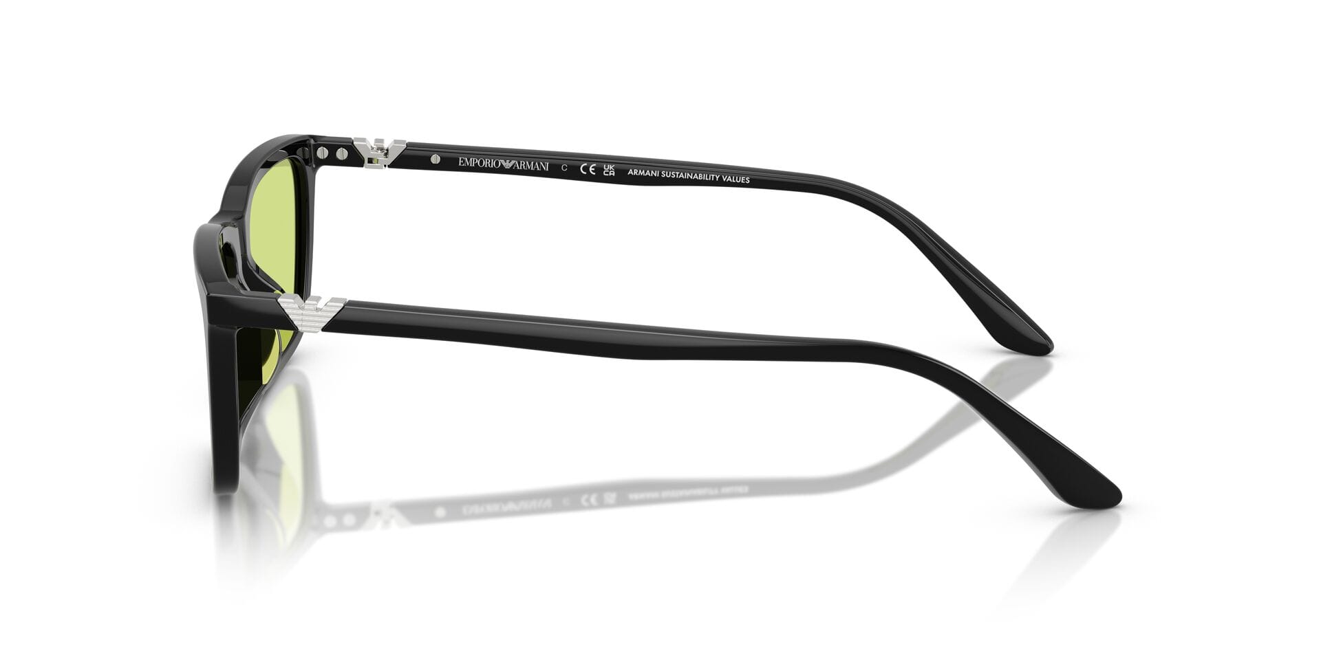 Emporio Armani 0EA4239U Sunglass Black Male Full Shell Sunglass — Black frame — view 5