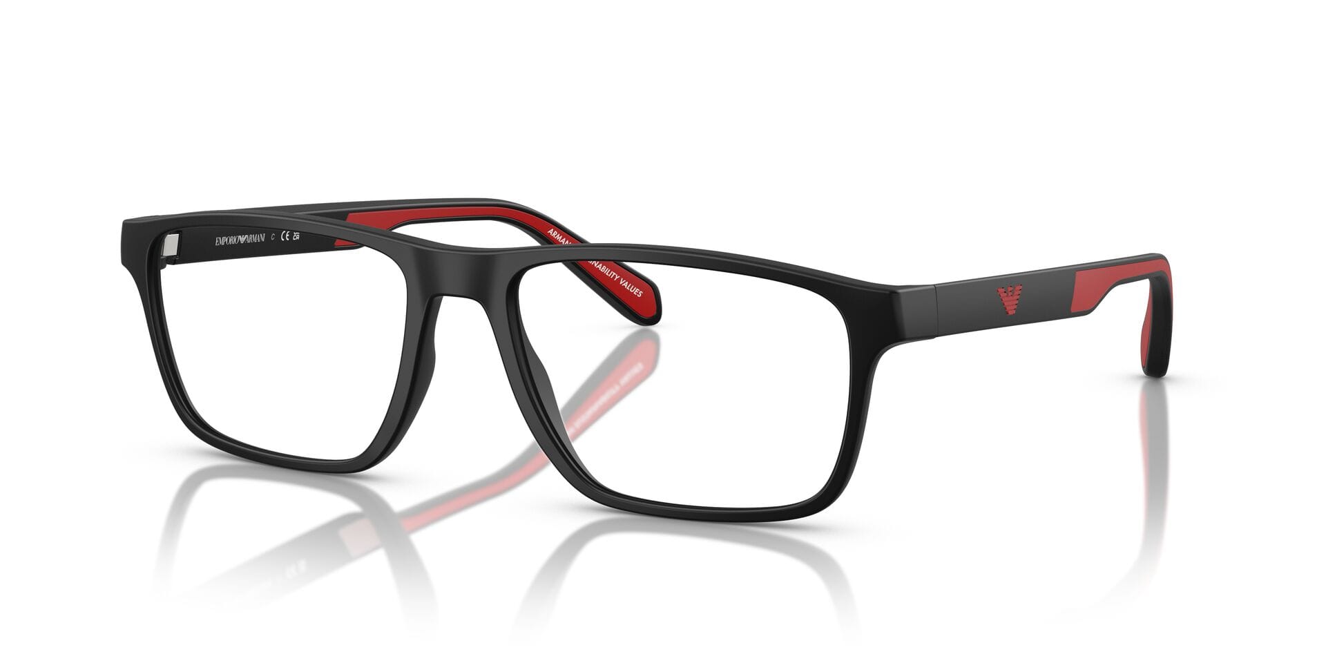 Emporio Armani 0EA3233 Frame Matt Black Male Full Shell — Matt Black frame