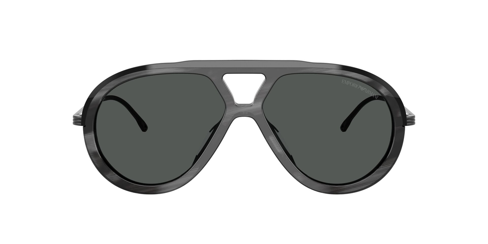 Emporio Armani 0EA4242U Sunglass Grey Male Full Metal Sunglass — Grey frame — view 3