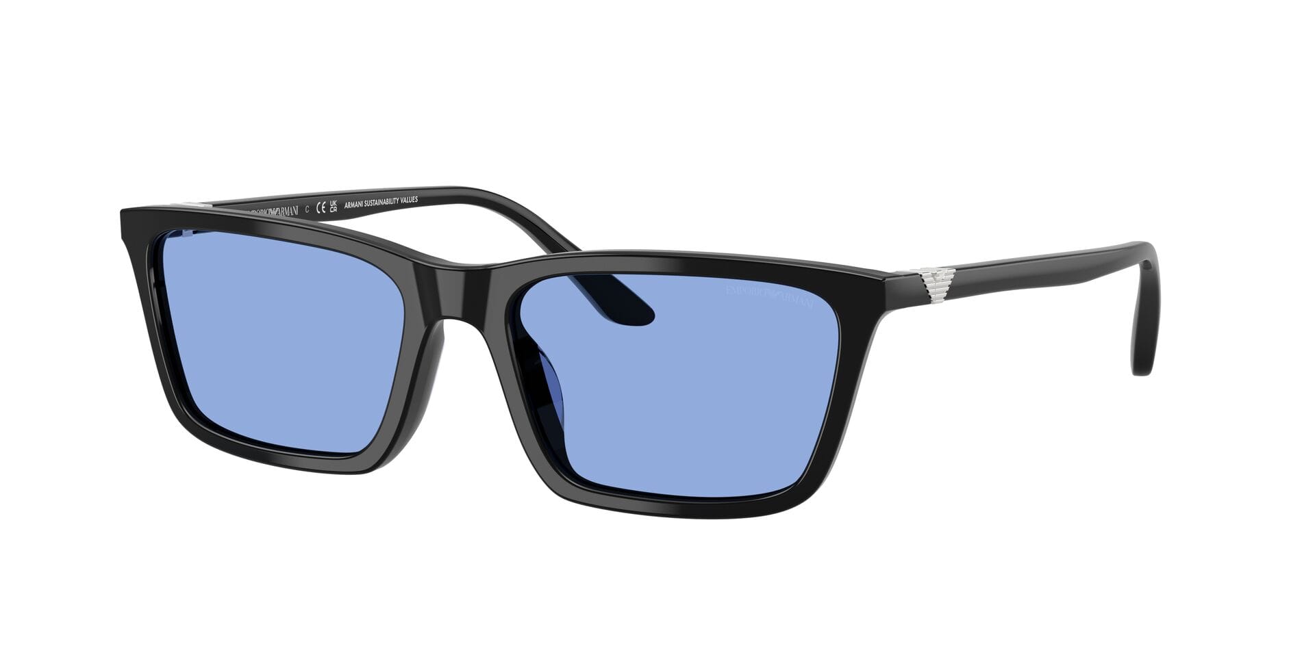 Emporio Armani 0EA4239U Sunglass Black Male Full Shell — Black frame