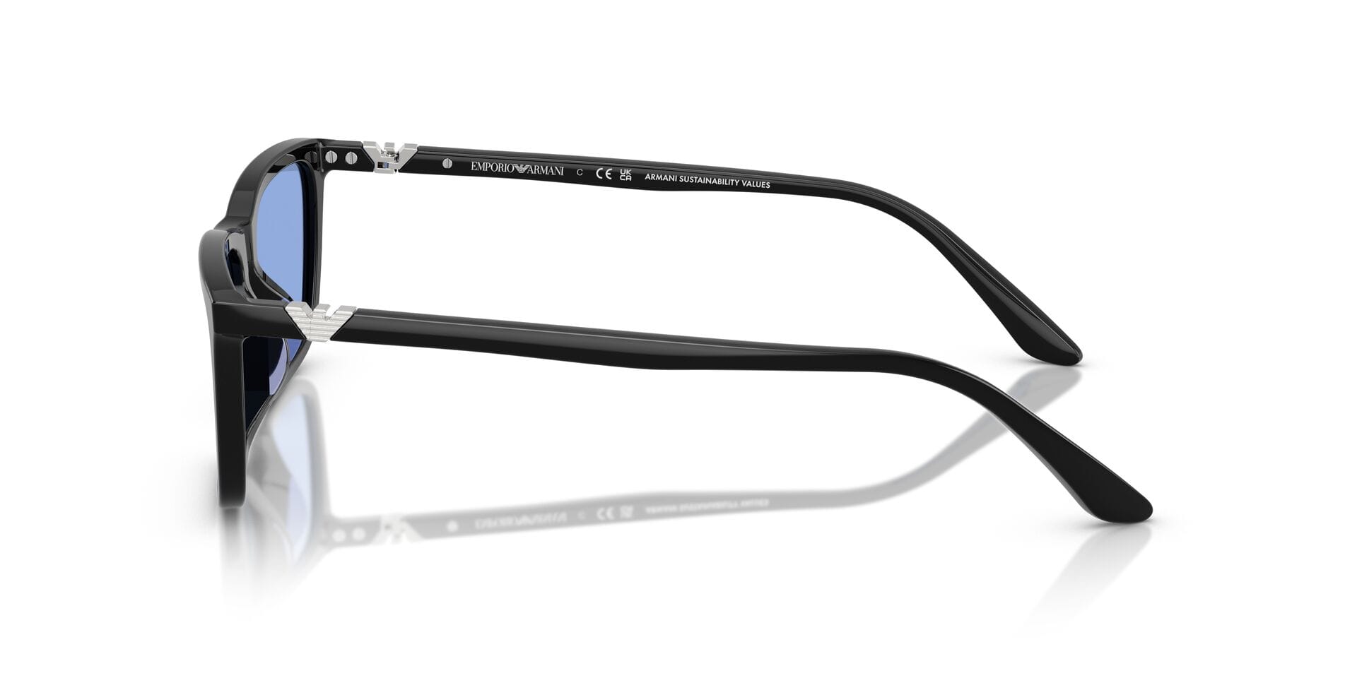 Emporio Armani 0EA4239U Sunglass Black Male Full Shell Sunglass — Black frame — view 5