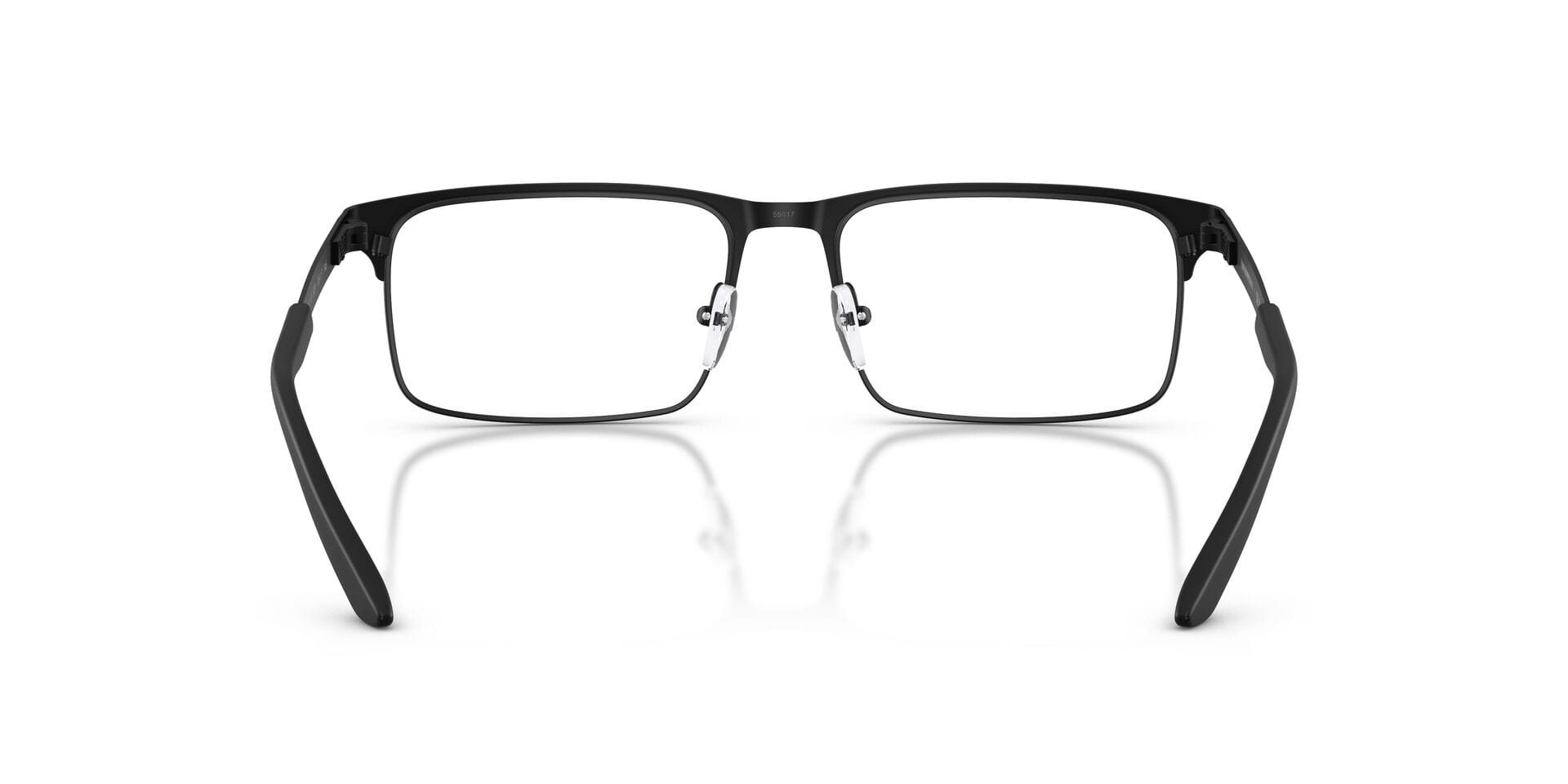 Emporio Armani 0EA1170 Frame Matt Black Male Full Metal Frame — Matt Black frame — view 3