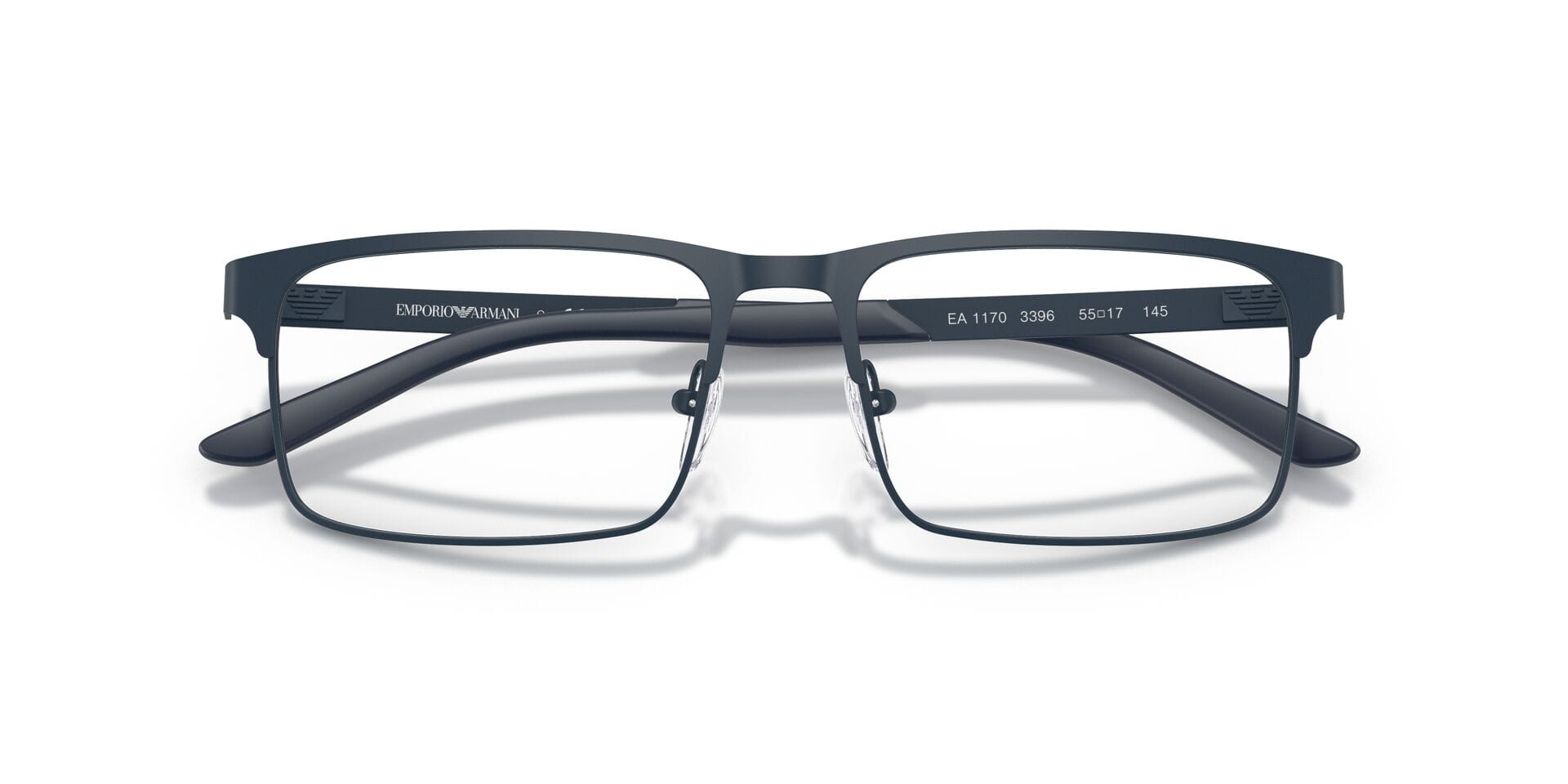 Emporio Armani 0EA1170 Frame Matt Blue Male Full Metal Frame — Matt Blue frame — view 7