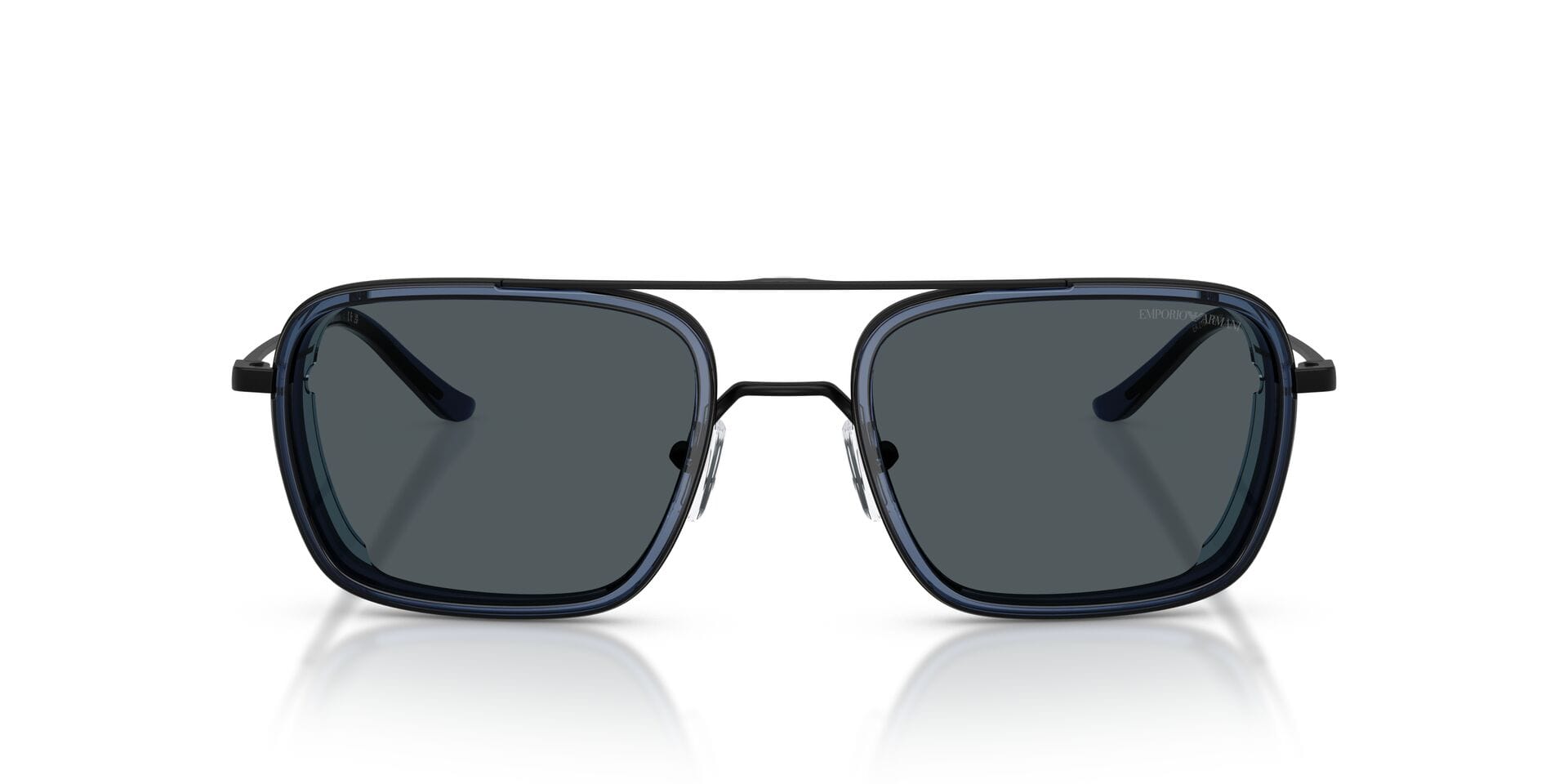 Emporio Armani 0EA2162 Sunglass Matt Black Male Full Metal Sunglass — Matt Black frame — view 8
