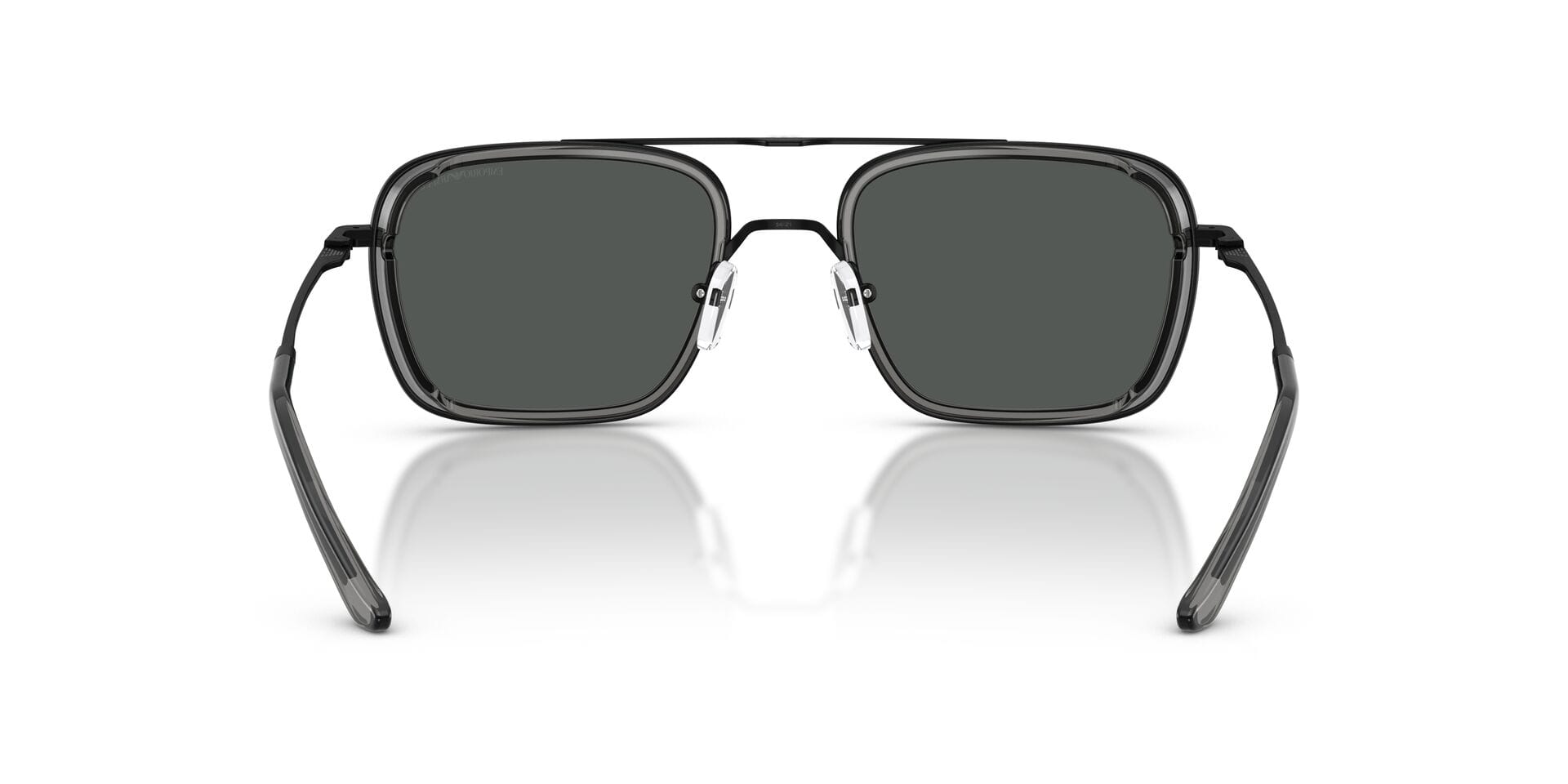 Emporio Armani 0EA2162 Sunglass Matt Black Male Full Metal Sunglass — Matt Black frame — view 3