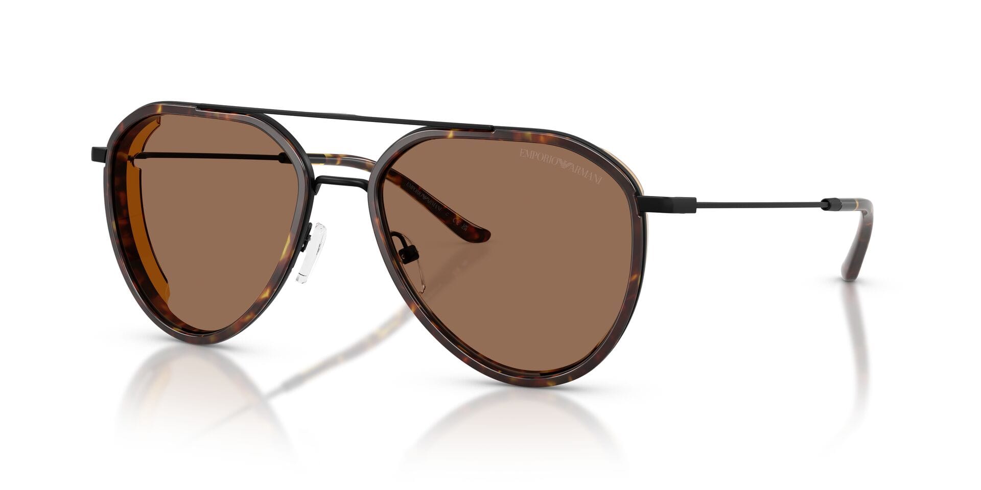 Emporio Armani 0EA2163 Sunglass Matt Black Male Full Metal Sunglass — Matt Black frame — view 3