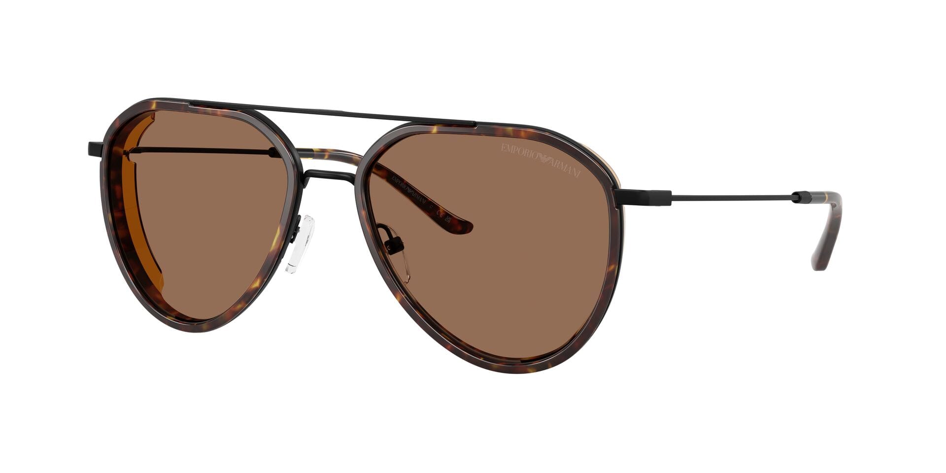 Emporio Armani 0EA2163 Sunglass Matt Black Male Full Metal Sunglass — Matt Black frame — view 6