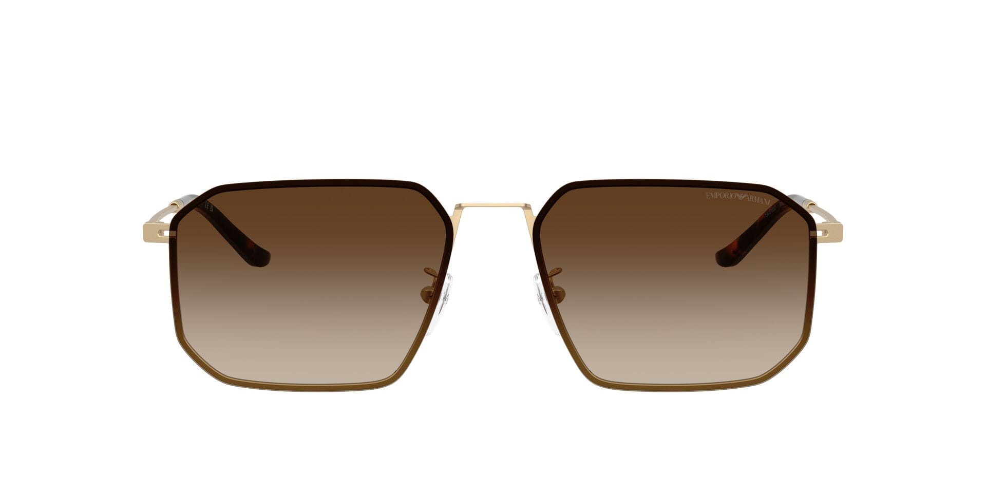 Emporio Armani 0EA2165D Sunglass Gold Male Full Metal — Gold frame