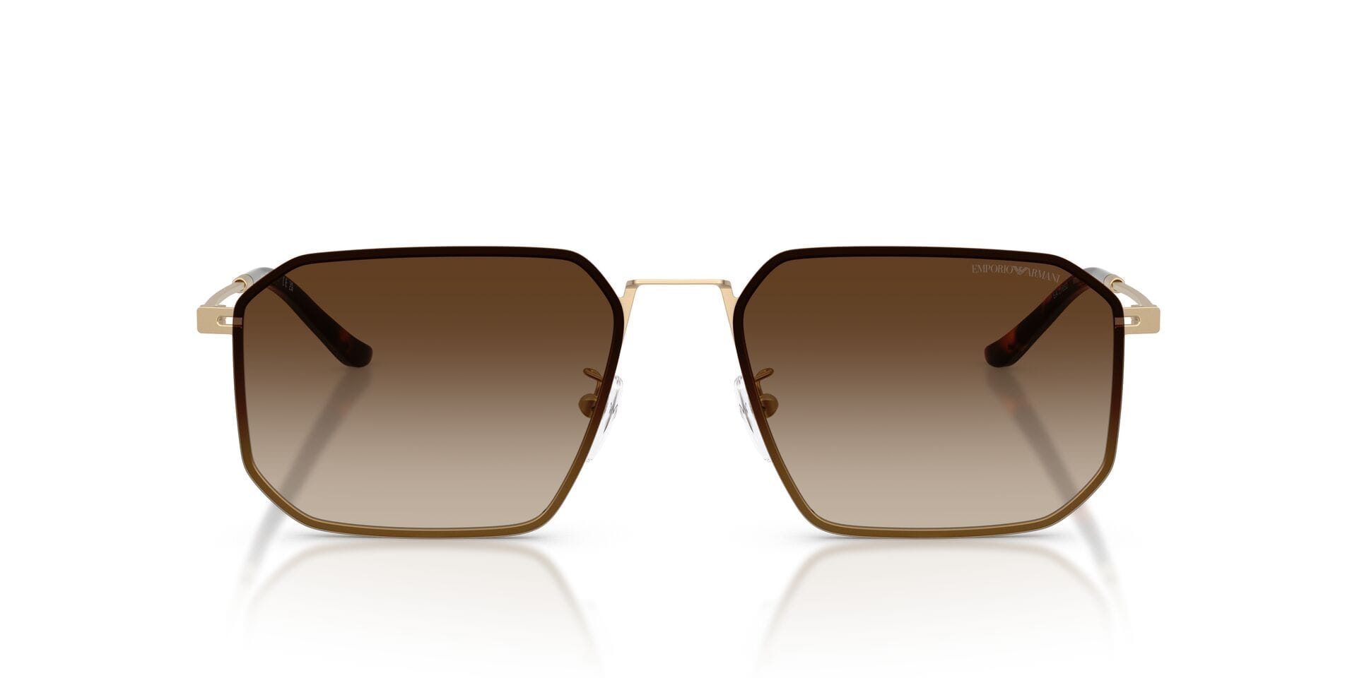 Emporio Armani 0EA2165D Sunglass Gold Male Full Metal Sunglass — Gold frame — view 8
