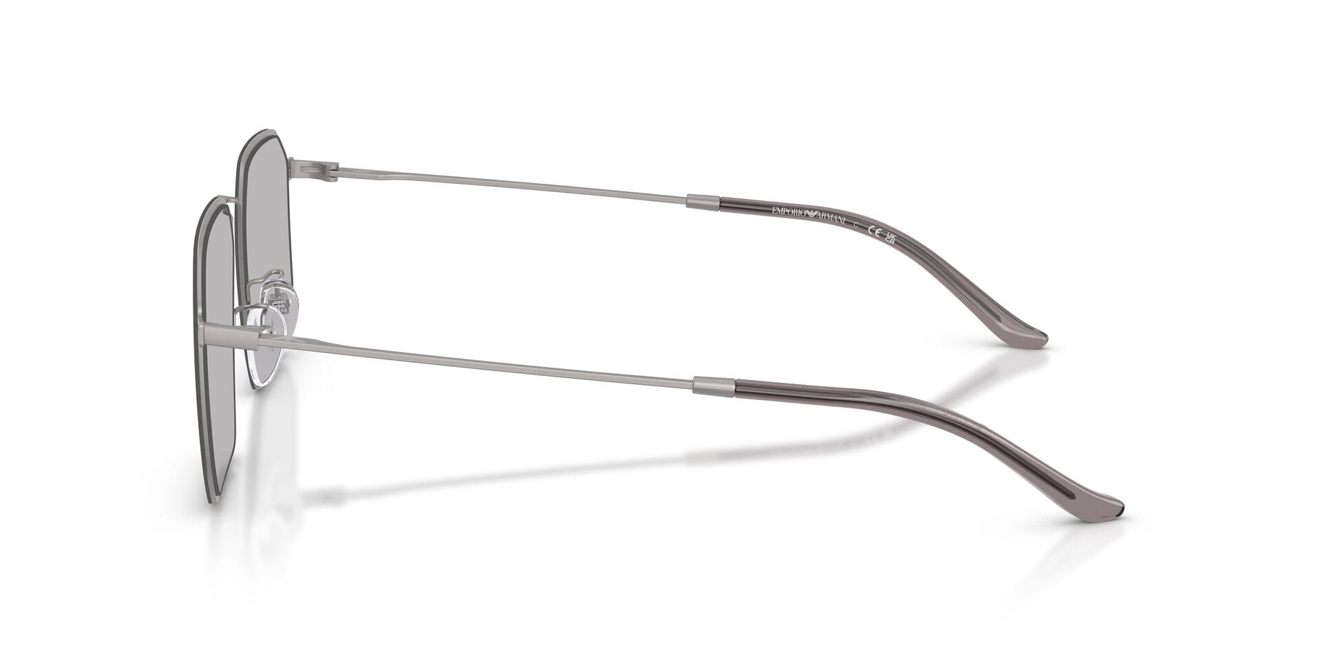 Emporio Armani 0EA2165D Sunglass Gun Metal Male Full Metal Sunglass — Gun Metal frame — view 10