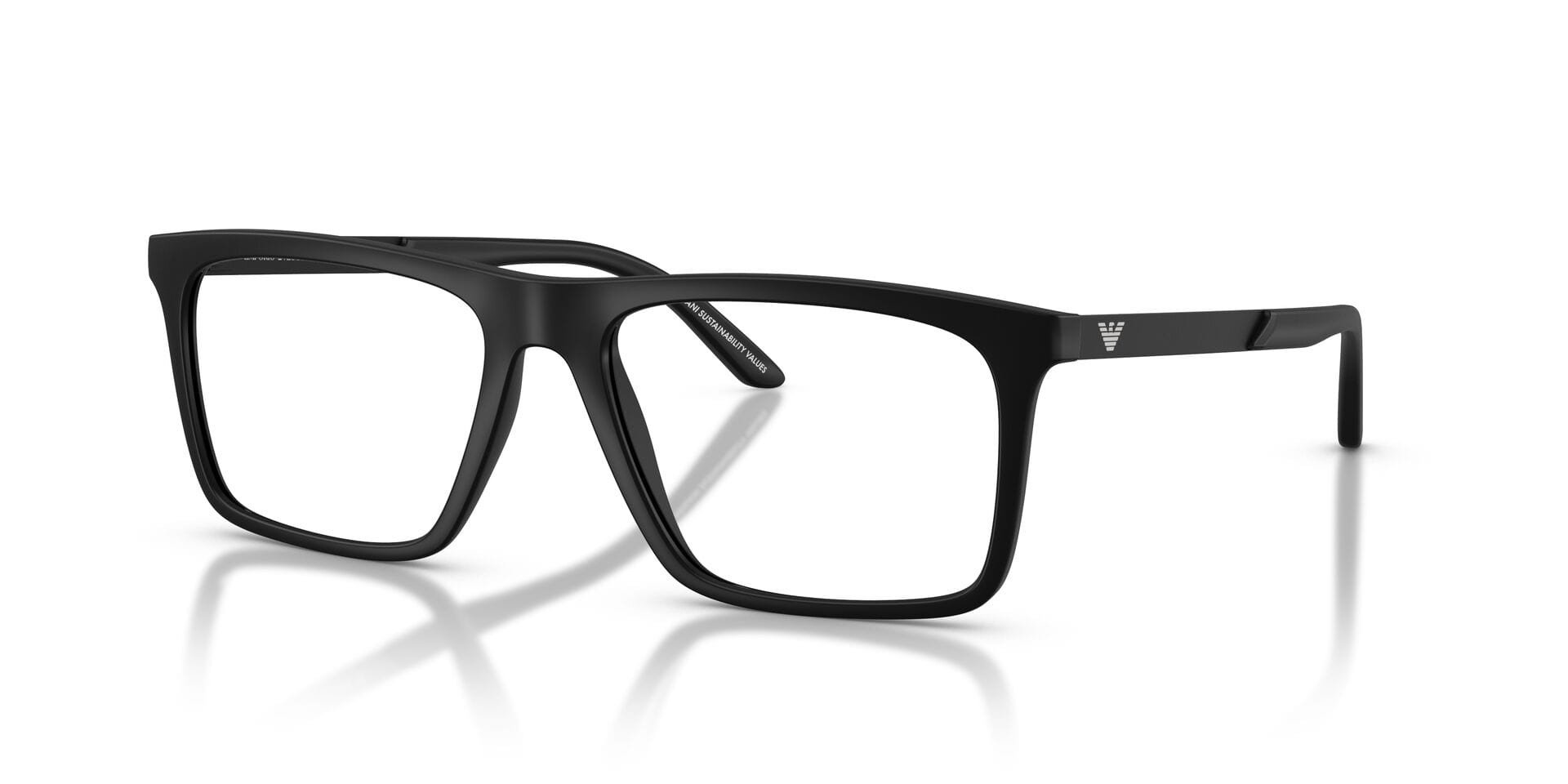 Emporio Armani 0EA3253 Frame Black Male Full Shell Frame — Black frame — view 1