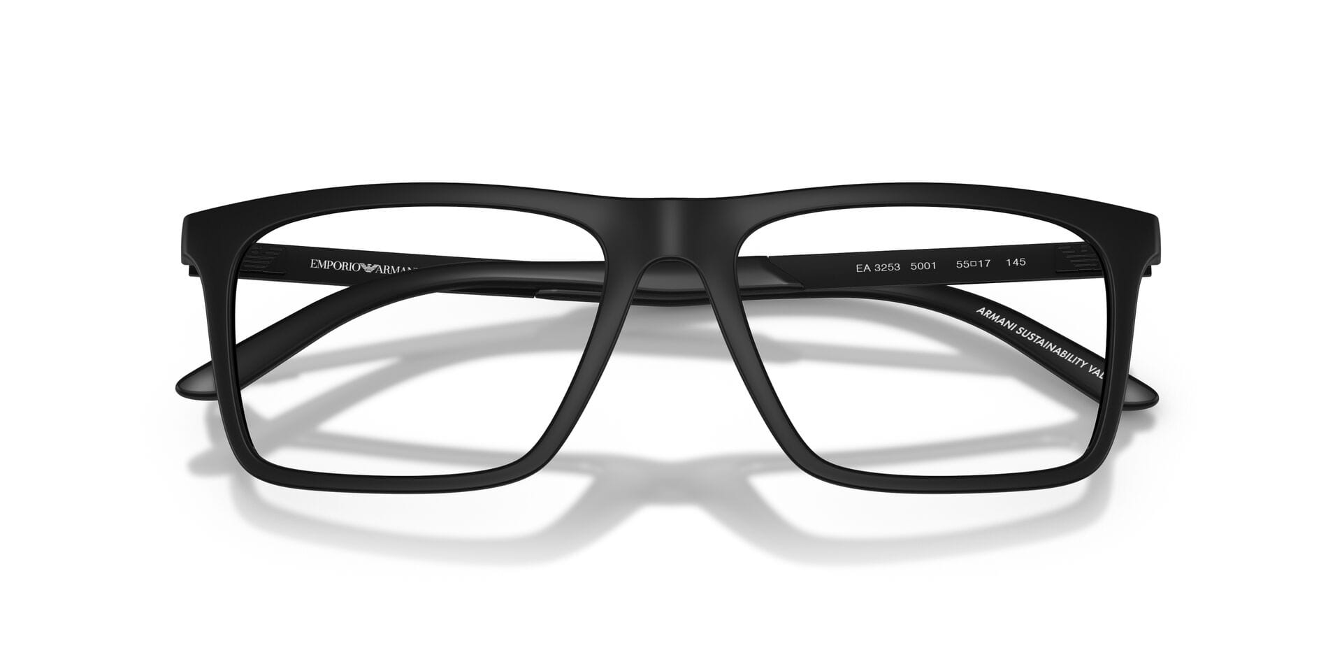 Emporio Armani 0EA3253 Frame Black Male Full Shell Frame — Black frame — view 9