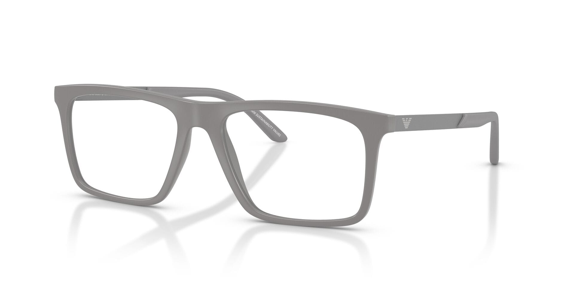 Emporio Armani 0EA3253 Frame Grey Male Full Shell Frame — Grey frame — view 4