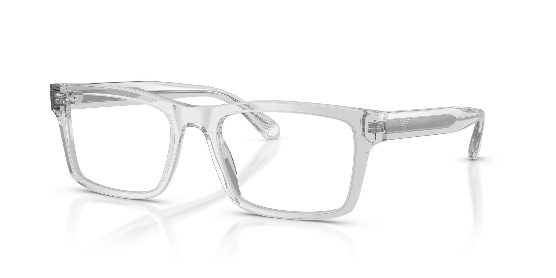 Emporio Armani 0EA3254 Frame Transparent Male Full Shell Frame — Transparent frame — view 1