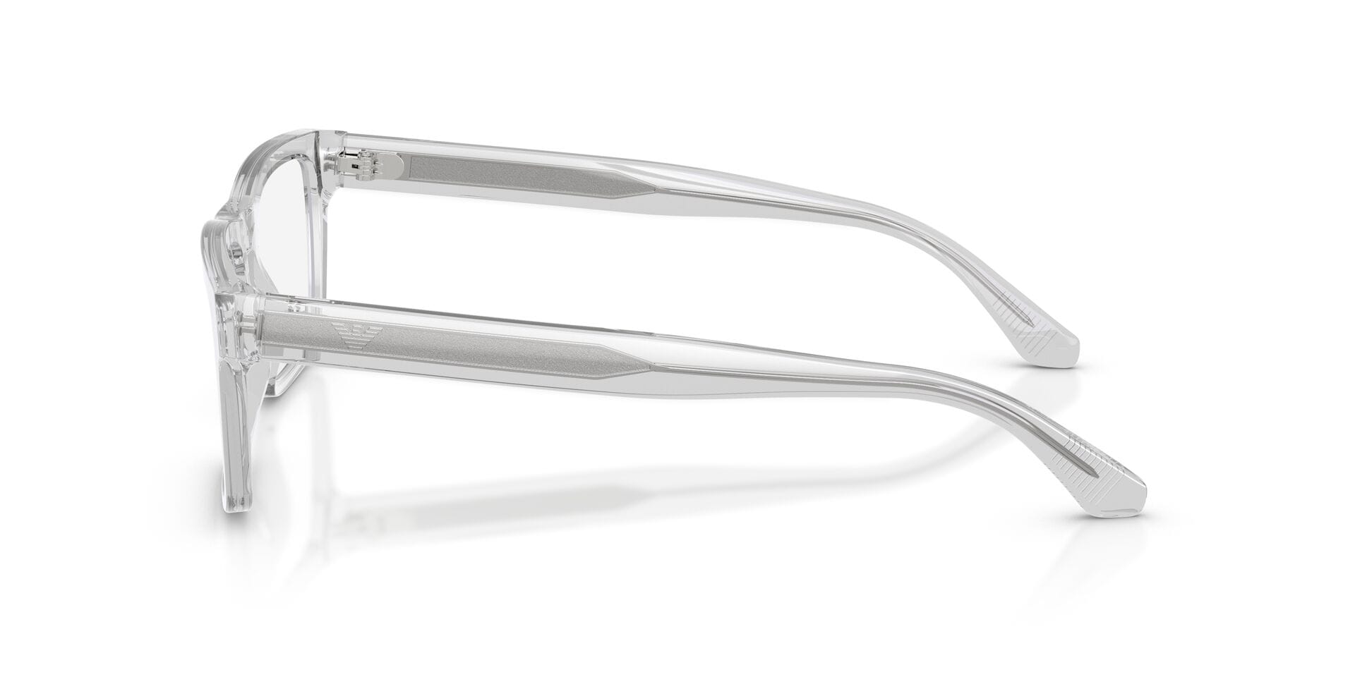 Emporio Armani 0EA3254 Frame Transparent Male Full Shell Frame — Transparent frame — view 8