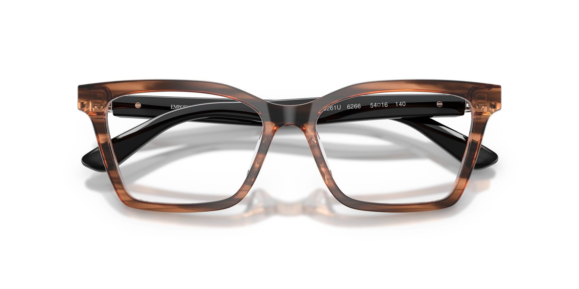 Emporio Armani 0EA3261U Frame Brown Female Full Shell Frame — Brown frame — view 13
